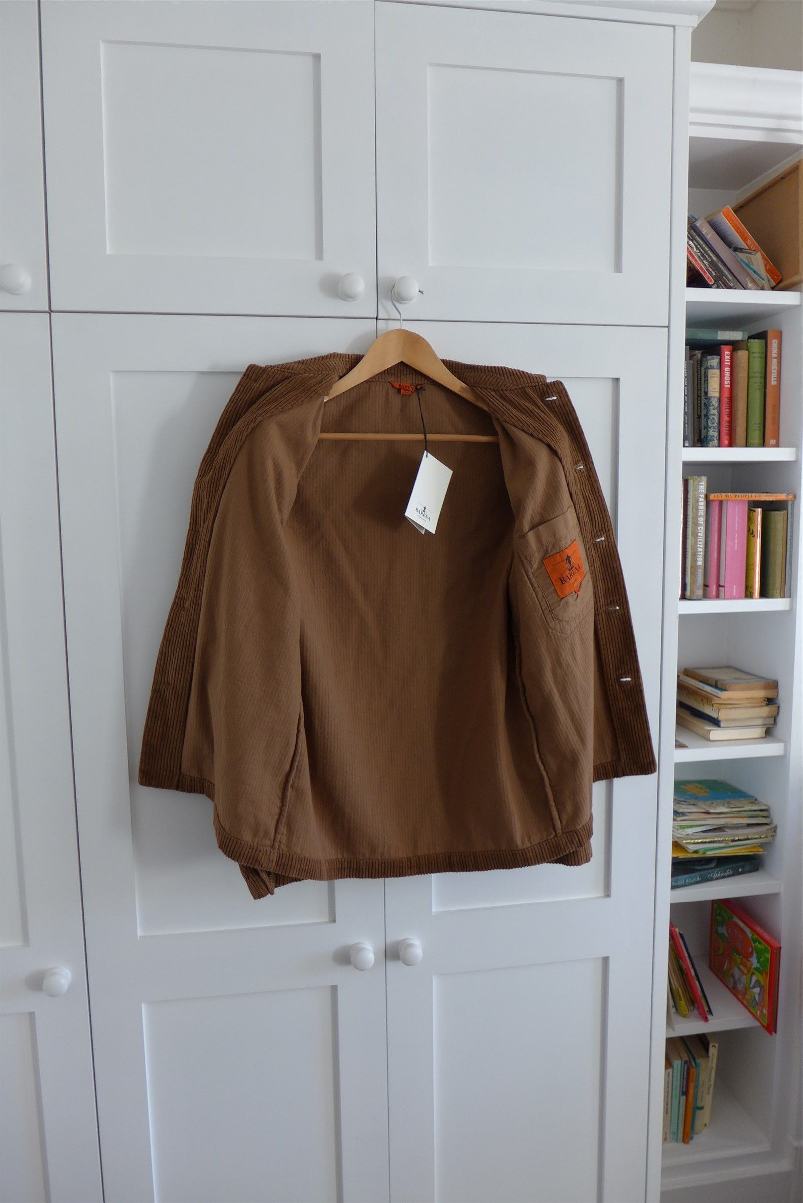 Barena Batipai Overshirt - Brown Corduroy