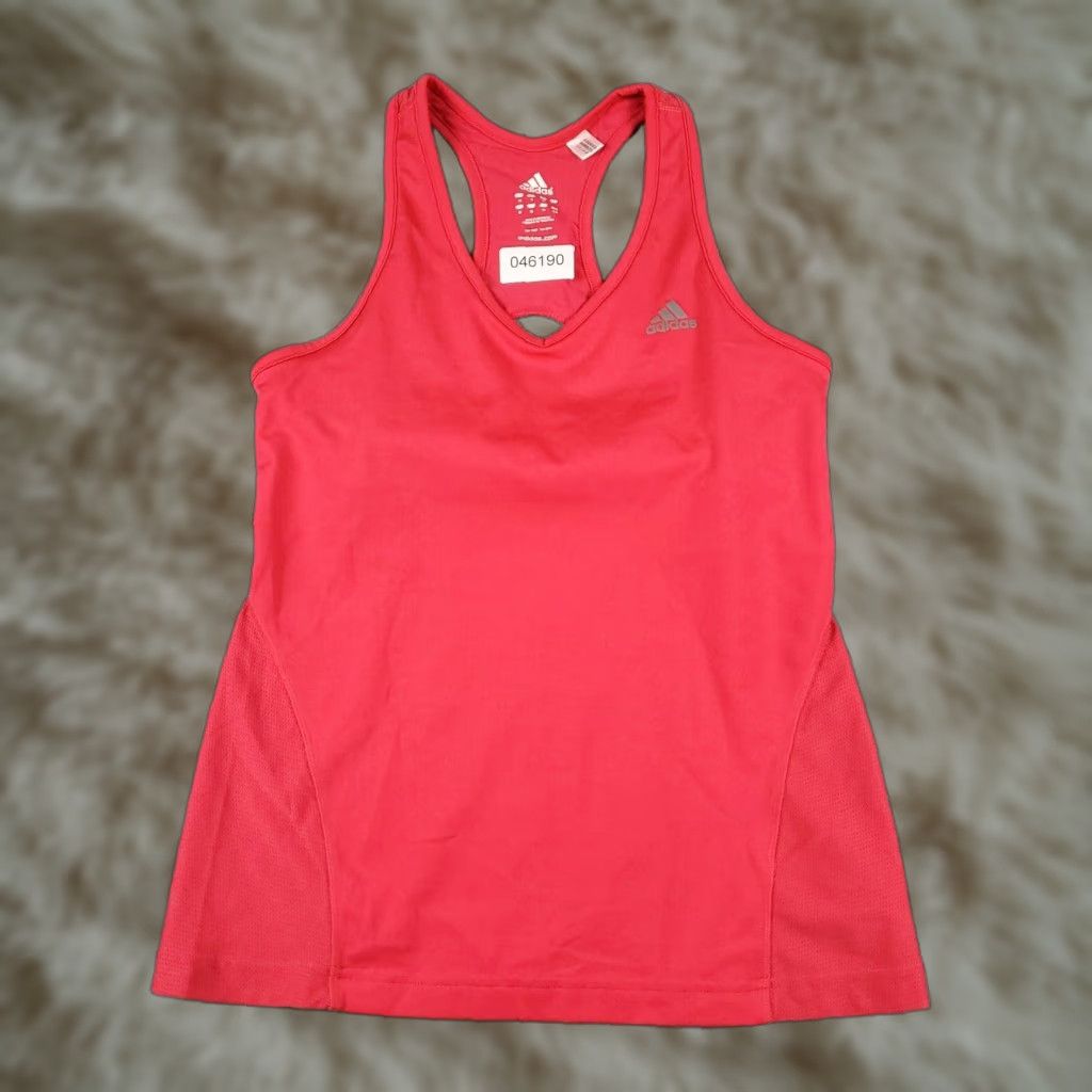 Adidas Adidas Tank Top Womens Medium Pink Activewear Running Sports Size M / US 6-8 / IT 42-44 - 1 Thumbnail