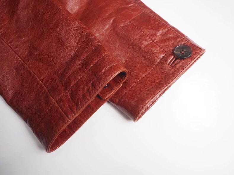 Gucci GucciBurgundy double-breasted leather jacket 2503-Nextarrow Size US S / EU 44-46 / 1 - 6 Thumbnail
