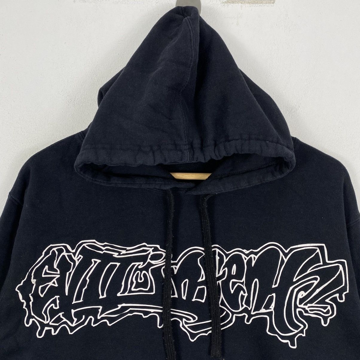 Vintage JB’s Wear Graffiti Logo Hoodie Black XL Streetwear Y2K Gorp Size US XL / EU 56 / 4 - 4 Thumbnail