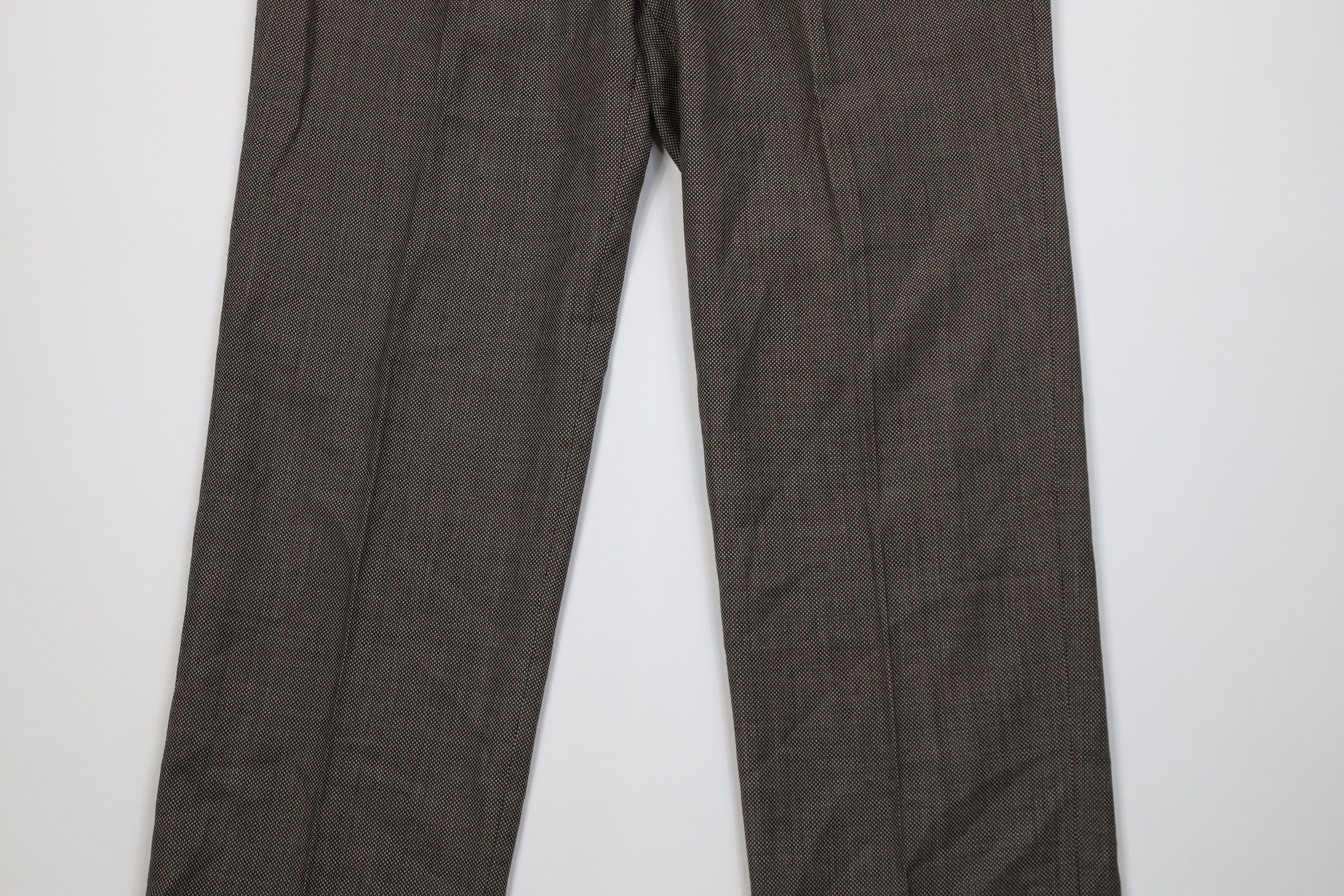 Vintage Vintage 70s Streetwear Knit Wide Leg Chino Pants Brown USA Size US 36 / EU 52 - 3 Thumbnail