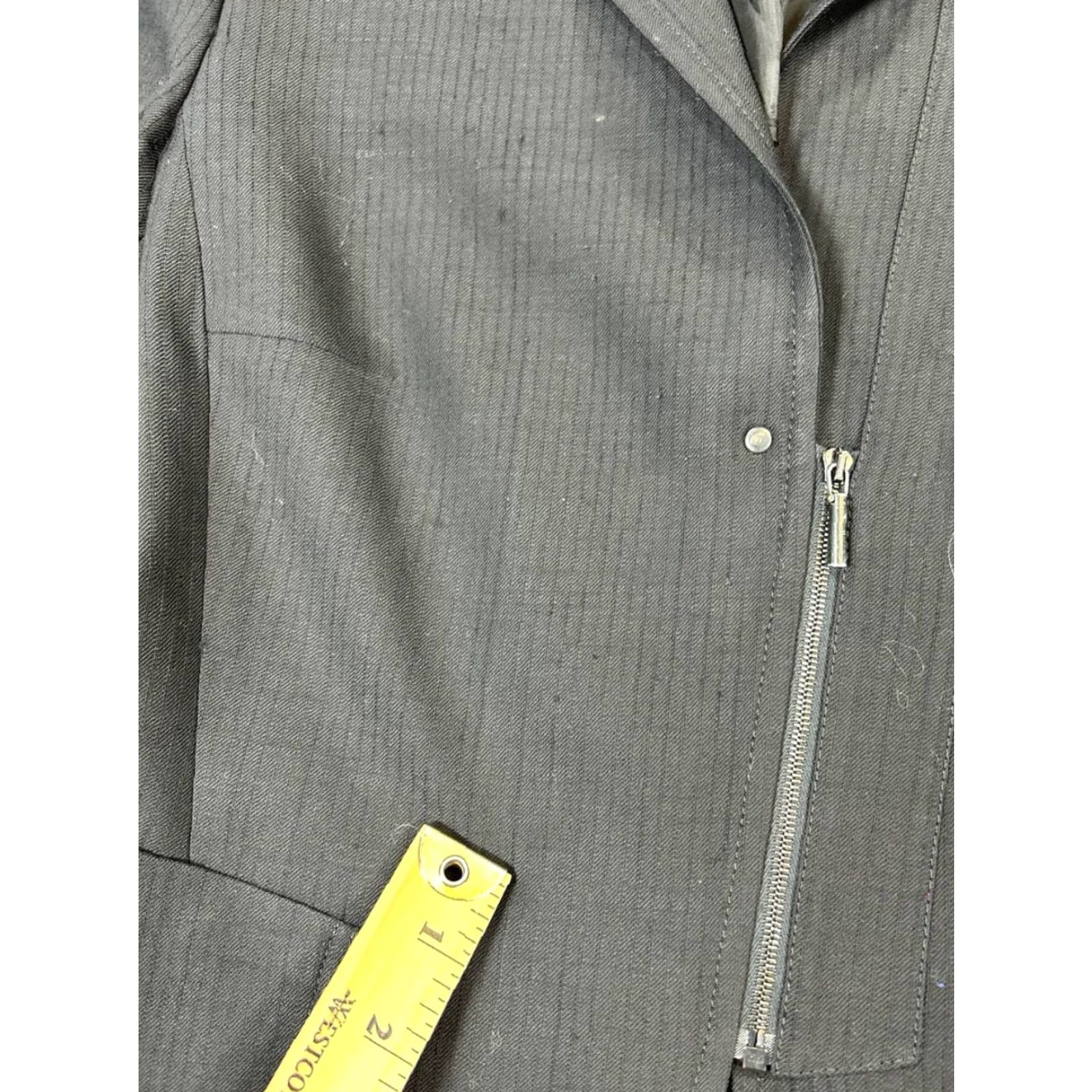 Akris VINTAGE Akris Women's Blazer Jacket Short Wool Black Business 8 Fall Winter Womens Size M / US 6-8 / IT 42-44 - 5 Thumbnail
