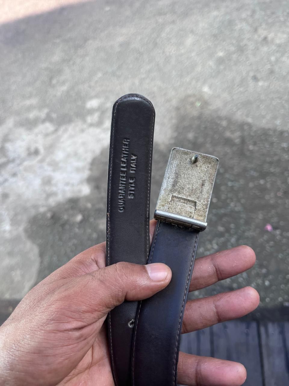 Alfred Dunhill Vintage Dunhill Leather Belt Size 32 - 8 Thumbnail