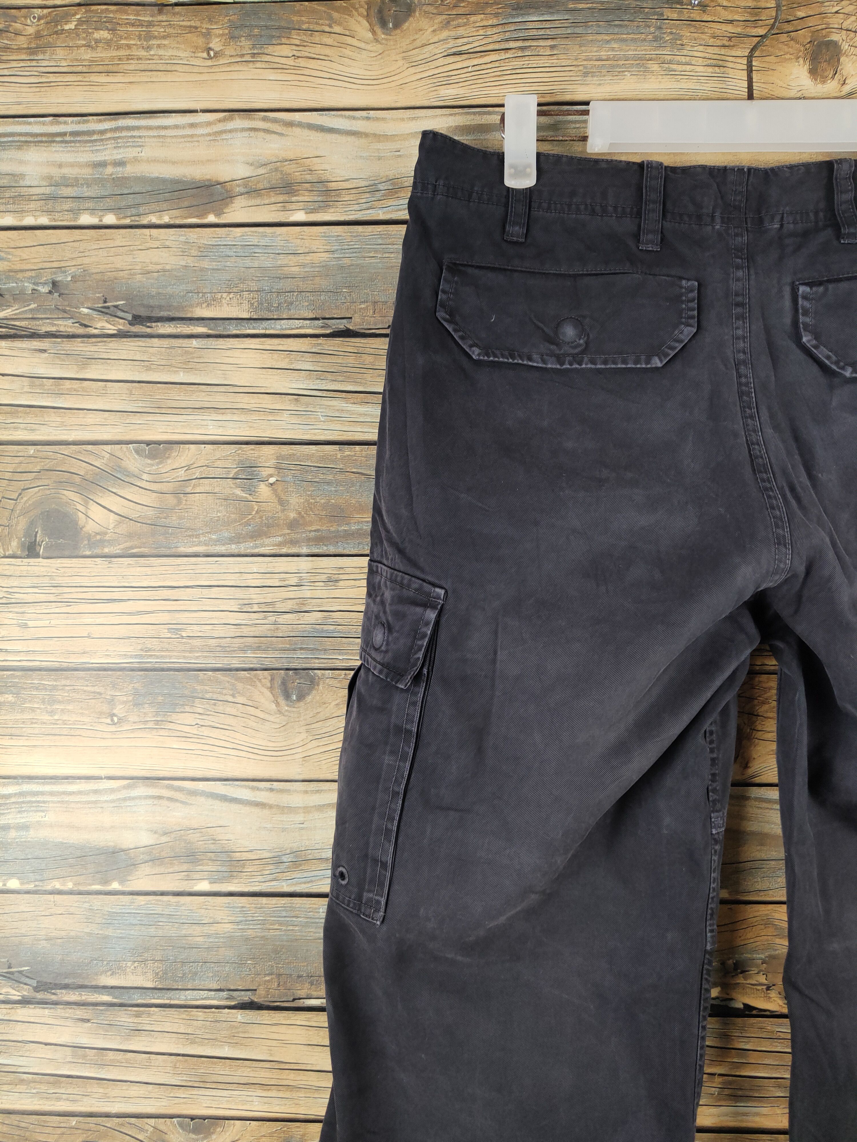 291295=Homme DL 291295 Homme Black Multipocket Tactical Cargo Pants #1335 Size US 32 / EU 48 - 9 Thumbnail