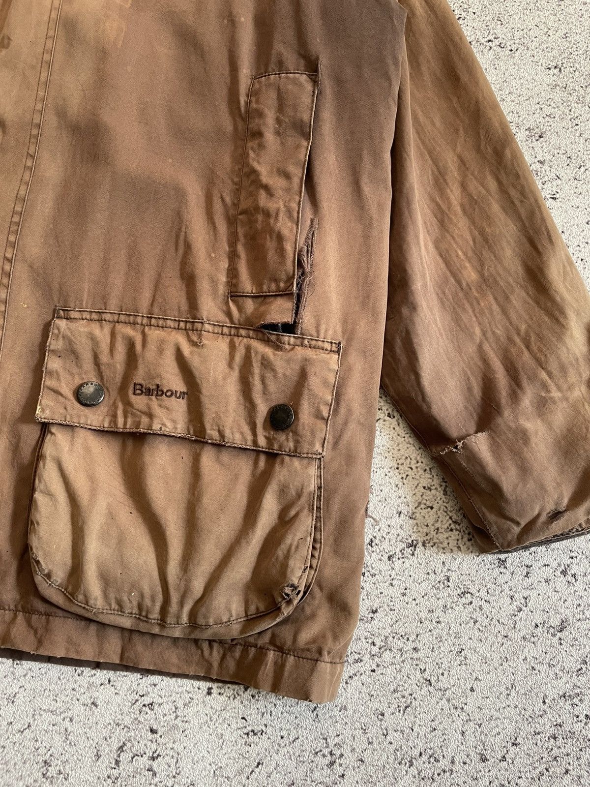 Vintage Vintage Barbour Beaufort Jacket Size US L / EU 52-54 / 3 - 9 Thumbnail