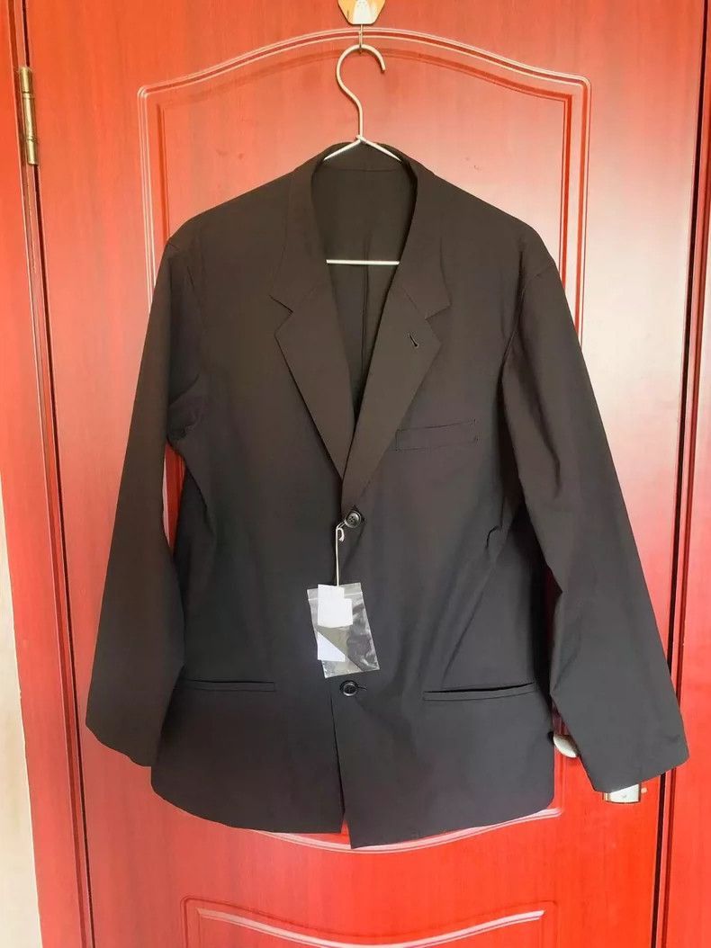 Yohji Yamamoto Yohji Yamamoto Yohji Yamamoto Black Suit Jacket for Sale Size US M / EU 48-50 / 2 - 1 Thumbnail