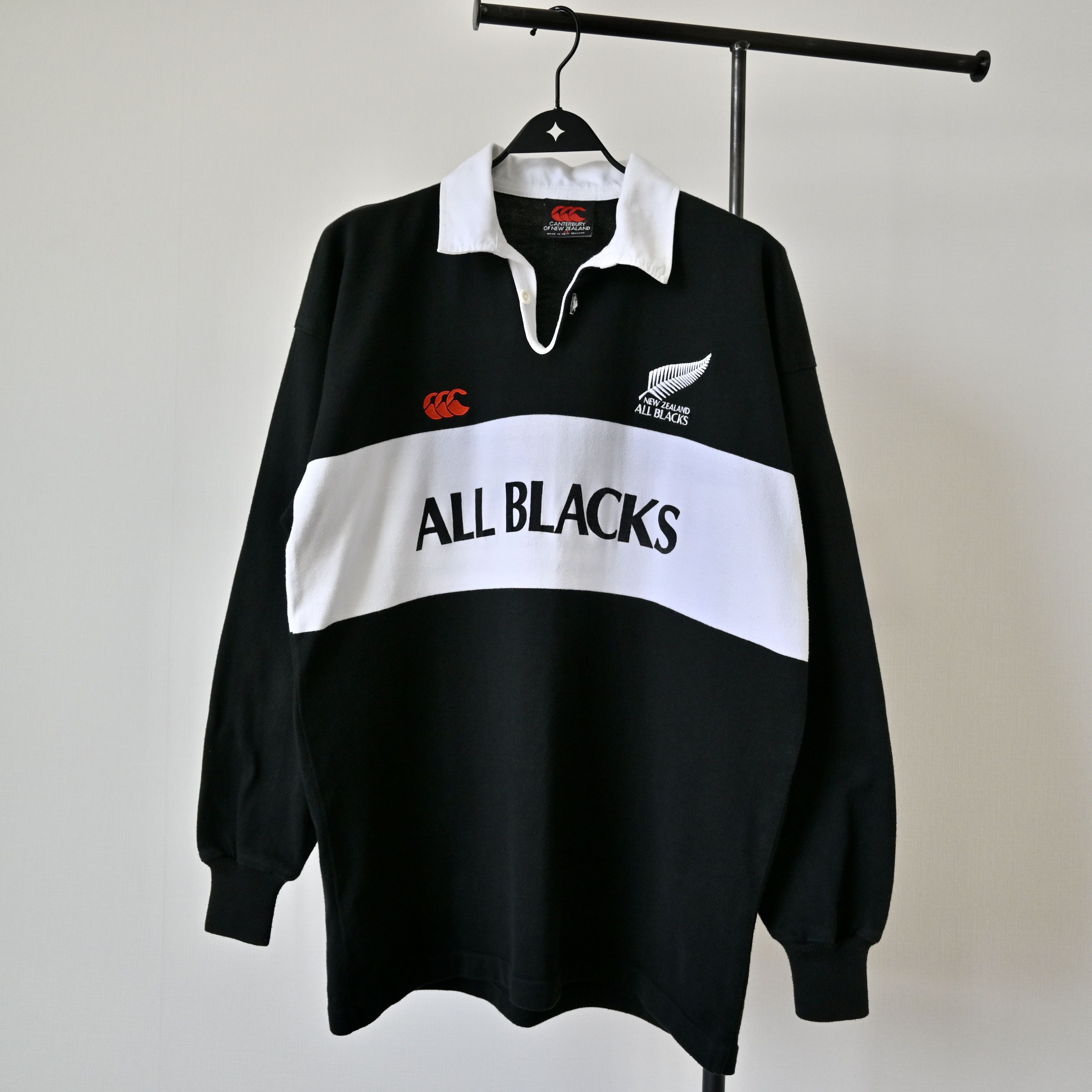 CANTERBURY OF NEWZEALAND ALL BLACKS ジャージ VINTAGE Steinlager Canterbury Adidas All Black SEWN New