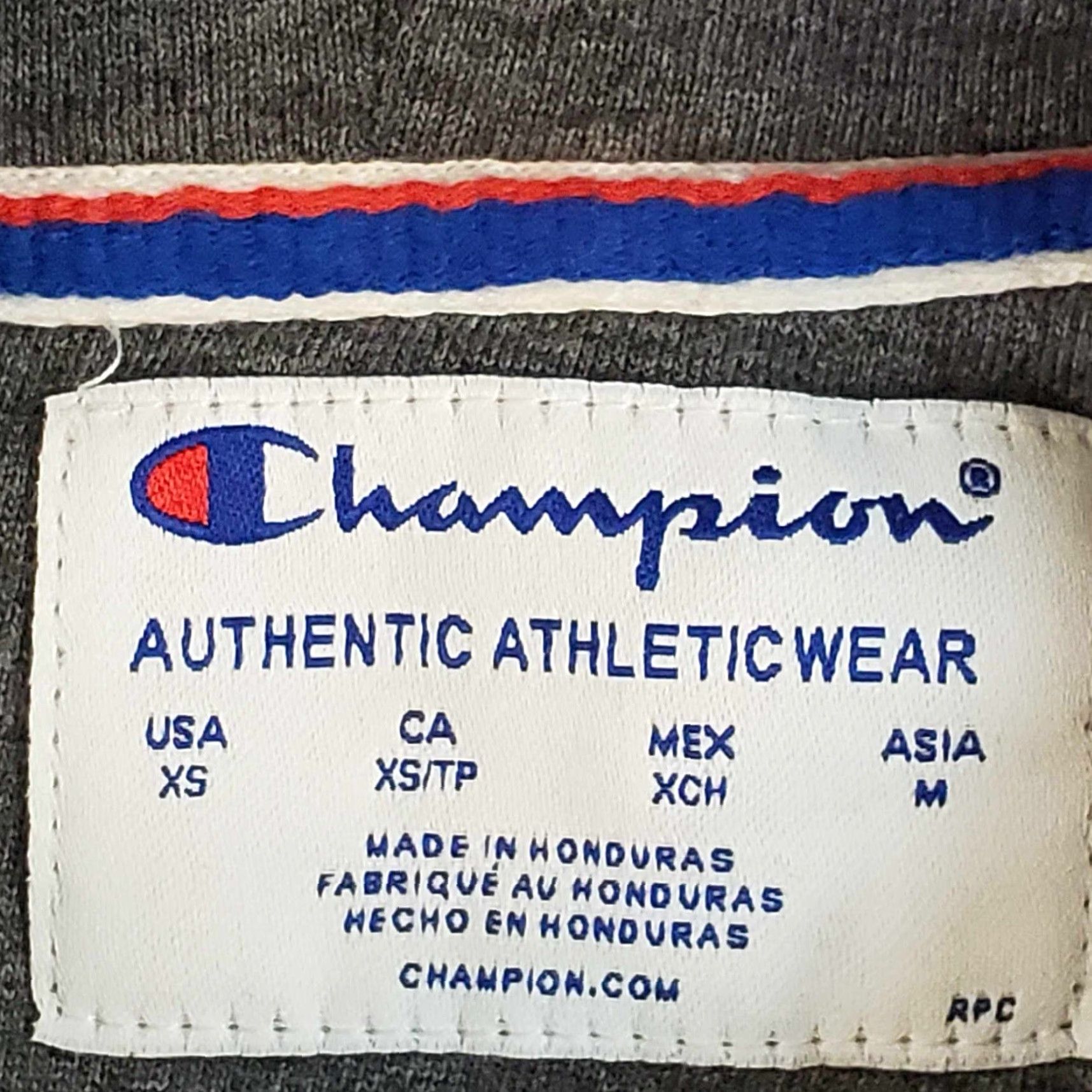 Champion VINTAGE Champion Hoodie Warmup Sweatshirt Hoodie Men’s XS Heathered Grey Size US XS / EU 42 / 0 - 3 Thumbnail