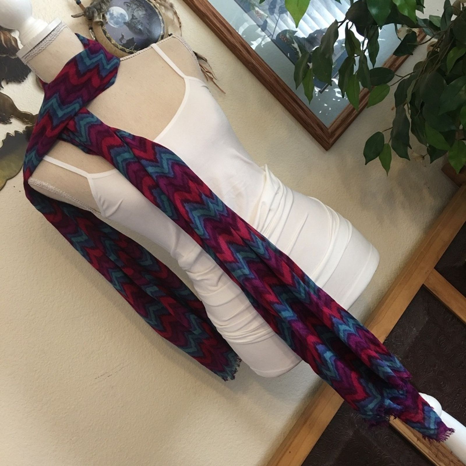 Other Curations by Stefanie Greenfield colorful scarf Size ONE SIZE - 3 Thumbnail