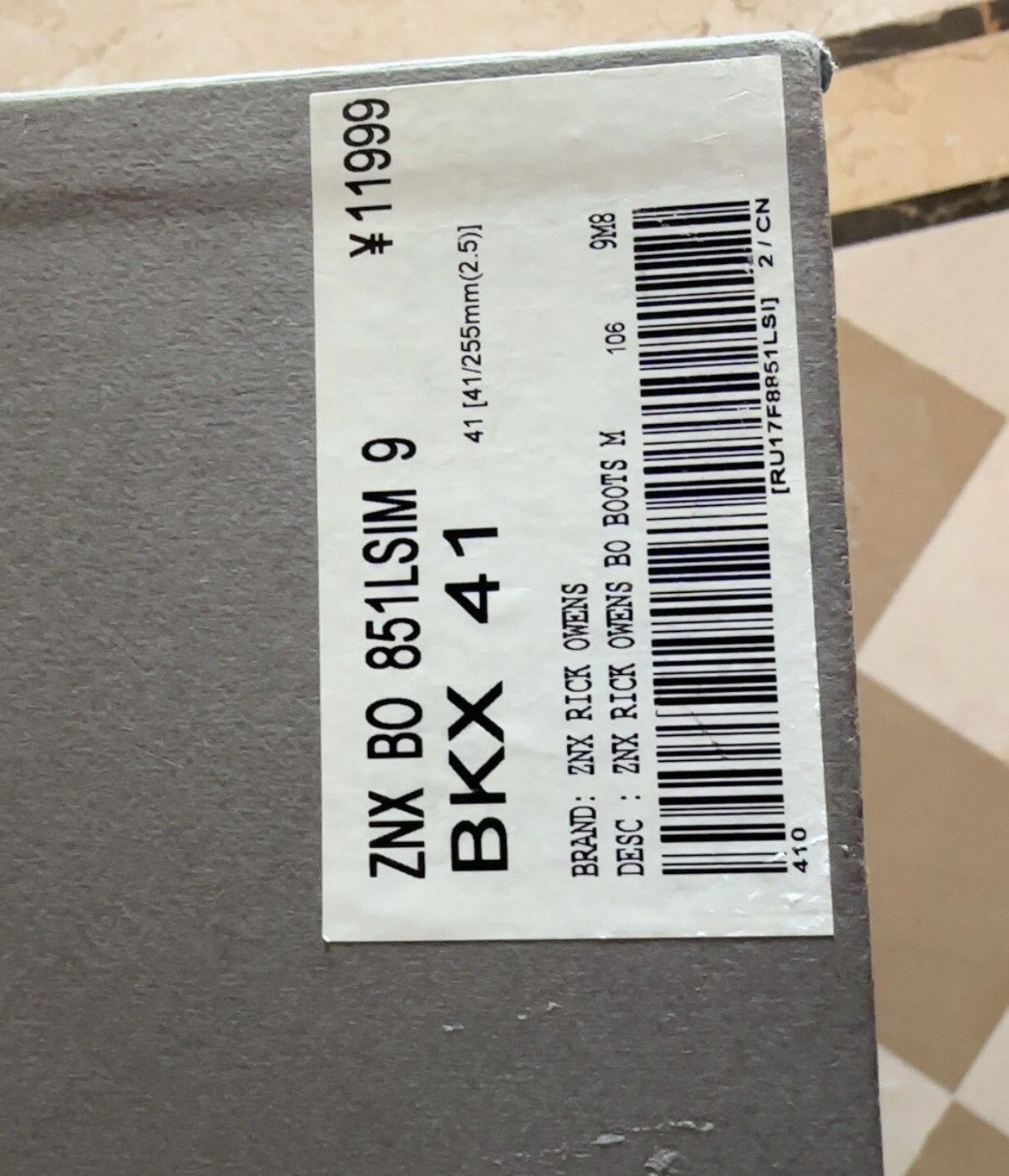 Rick Owens Rick Owens Men's Boots2412-Nextarrow Size US 9 / EU 42 - 9 Thumbnail