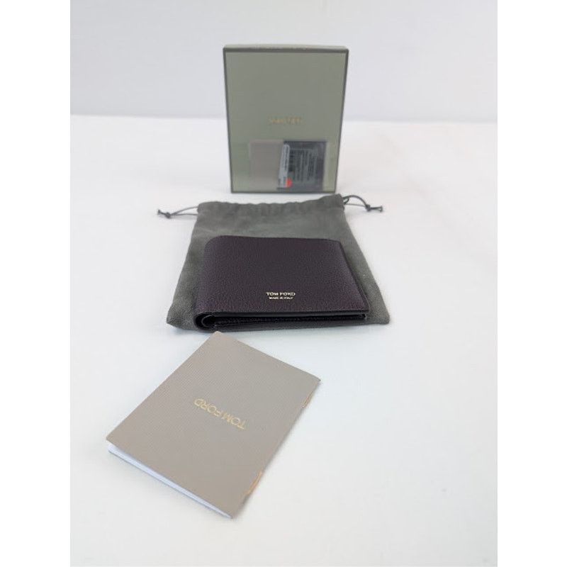 Tom Ford o1rshd1 Size: OS / Grain Leather Classic Bifold Wallet Brown Size ONE SIZE - 15 Thumbnail