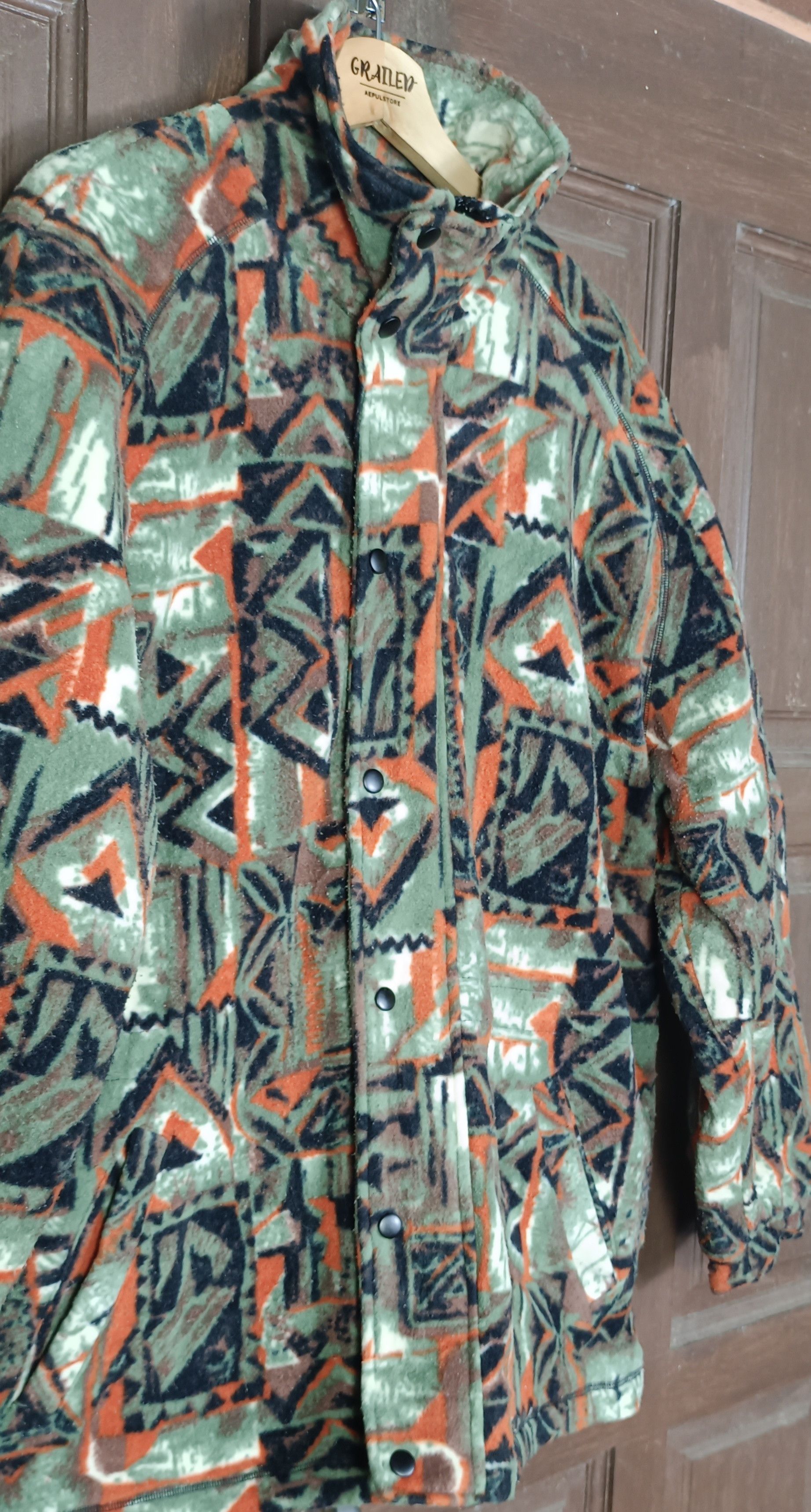 Japanese Brand Vintage 90s💥Holiday Out Best Navajo Wool Jacket Size US L / EU 52-54 / 3 - 4 Thumbnail