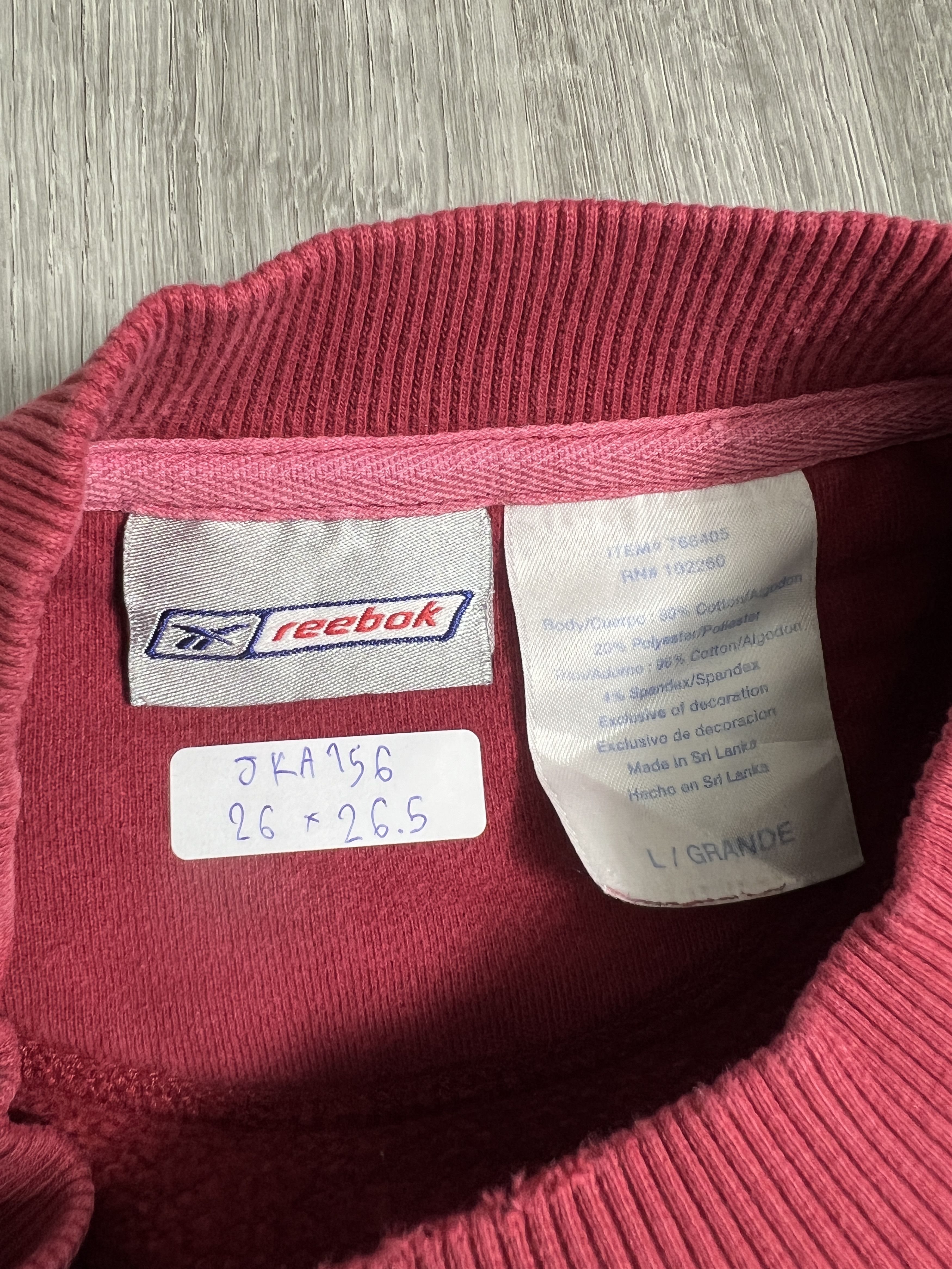 Reebok Vintage Reebok Mini Logo Embroidery Sweatshirt (L) JKA156 Size US L / EU 52-54 / 3 - 3 Thumbnail
