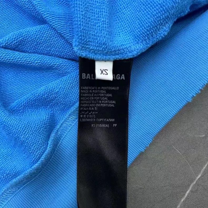 Balenciaga Balenciaga Destroy an old blue coke hoodie. Size US XS / EU 42 / 0 - 5 Thumbnail