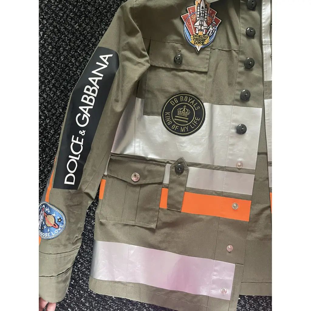 Dolce & Gabbana o1y0125 Safari Jacket in Multicolor Size US S / EU 44-46 / 1 - 4 Thumbnail