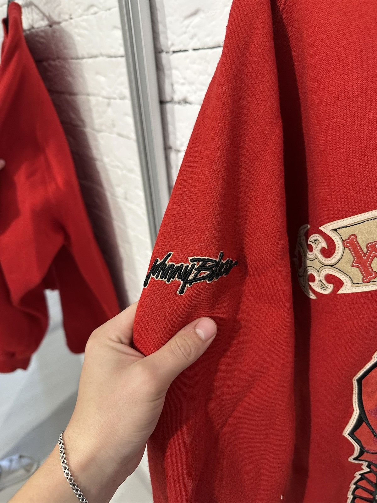 Other Vintage Johnny Blaze Warriors Sweatshirt XL Red Rare 90s Size US XL / EU 56 / 4 - 8 Thumbnail