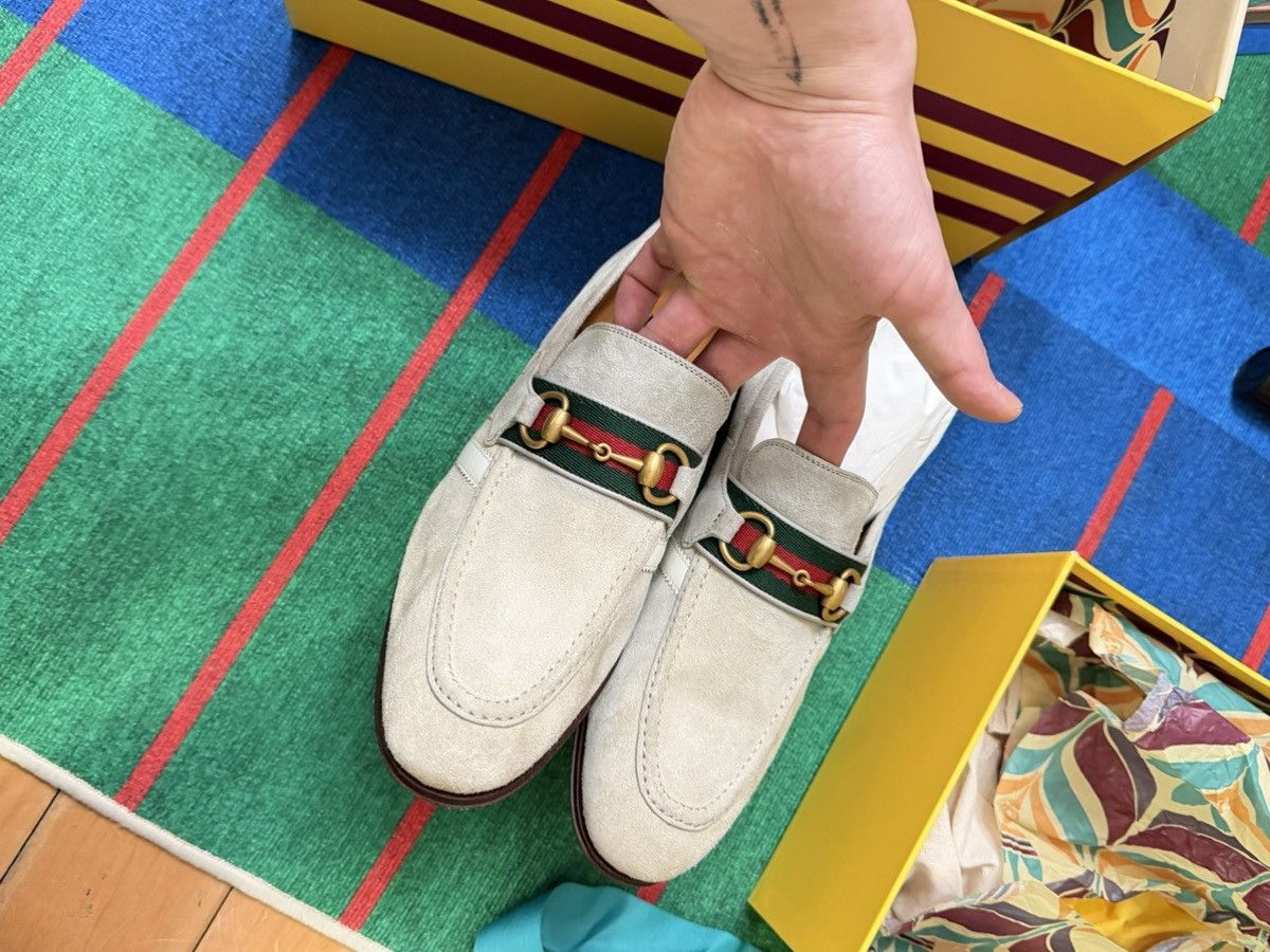Gucci Gucci x Adidas Horsebit Suede Loafers Size US 8 / EU 41 - 2 Thumbnail