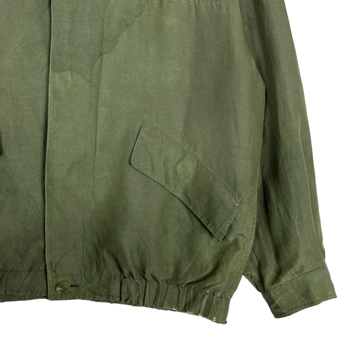 Alfred Dunhill 🔥 VINTAGE DUNHILL HGTONE SILK LINEN JACKET MADE IN ITALY Size US M / EU 48-50 / 2 - 5 Thumbnail