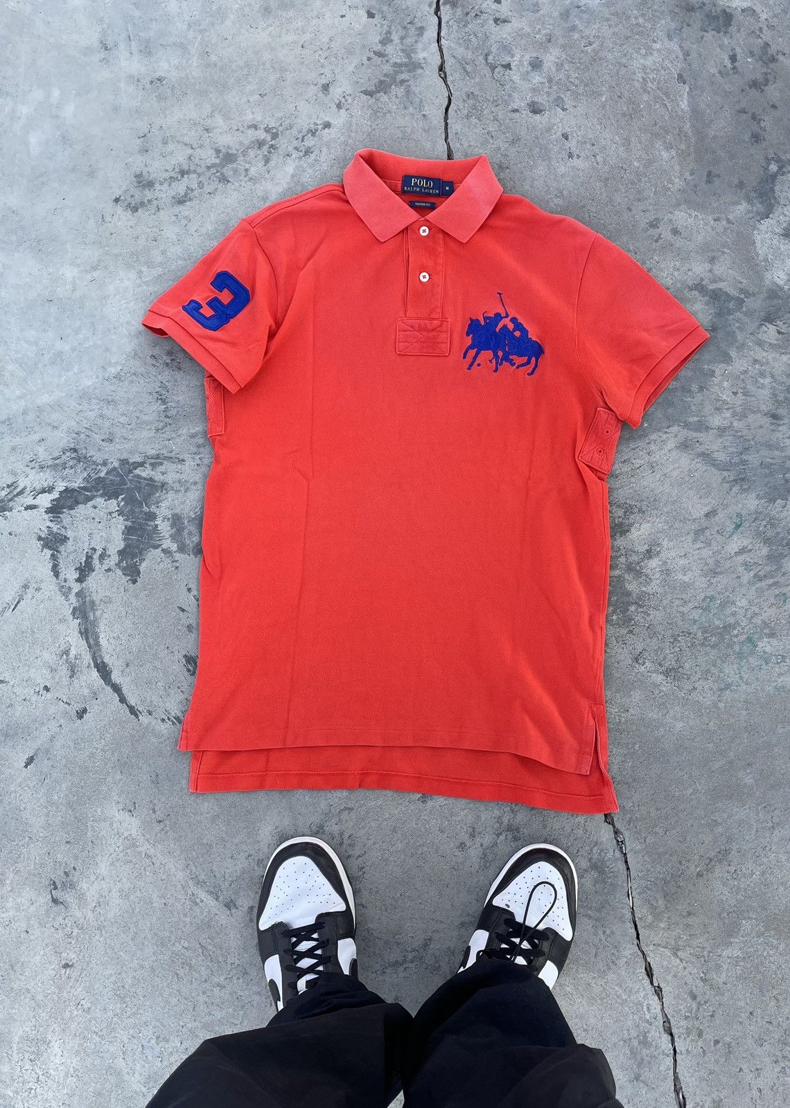 Polo Ralph Lauren × Rugby Ralph Lauren × Vintage VINTAGE POLO RALPH LAUREN 3 BIG PONY Polos Tee Y2K Size US M / EU 48-50 / 2 - 4 Thumbnail
