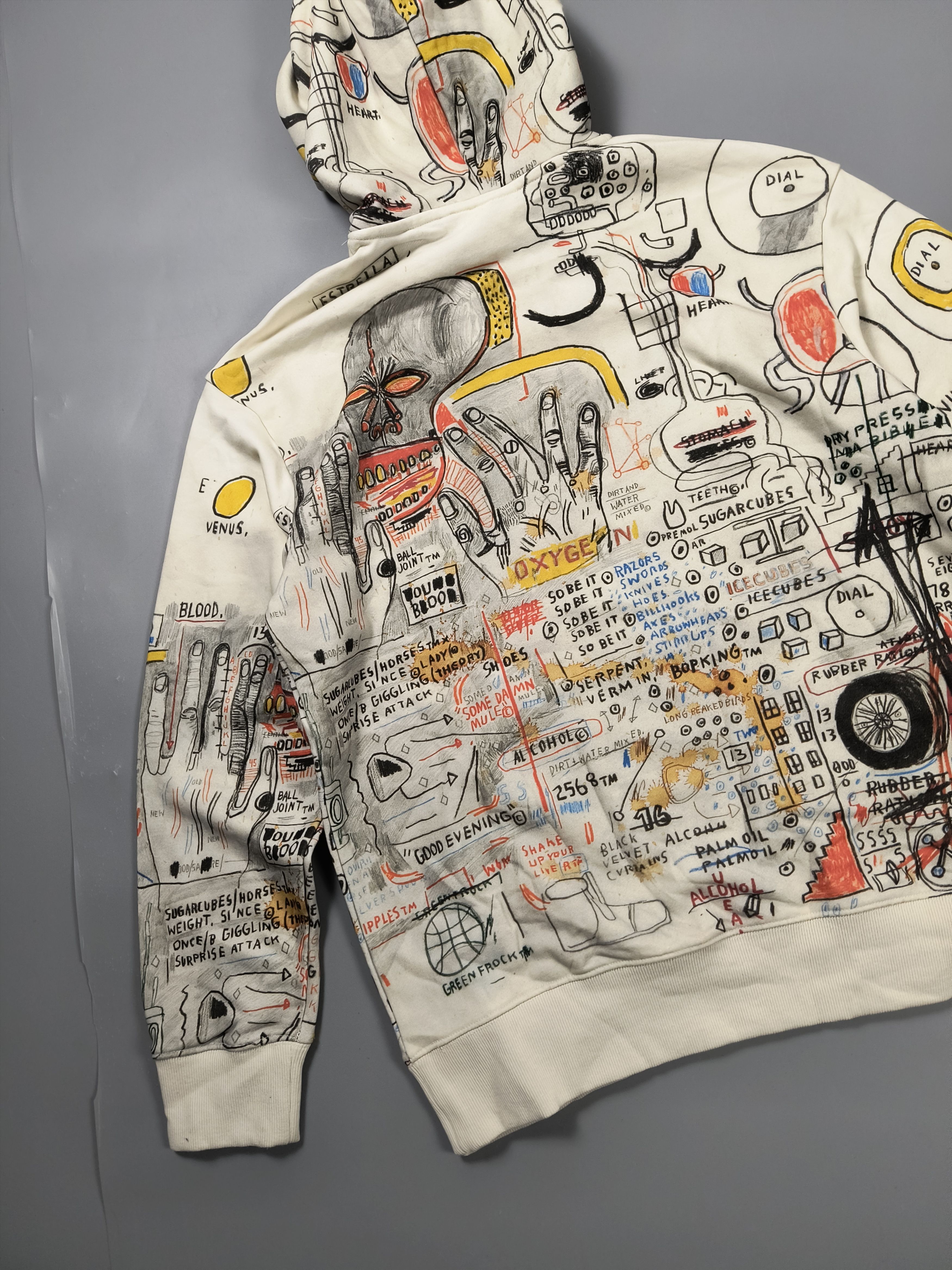 H&M × Jean-Michel Basquiat × Who Decides War H&M x Jean Michel Basquiat Who Decides War hoodie sweatshirt Size US M / EU 48-50 / 2 - 8 Thumbnail