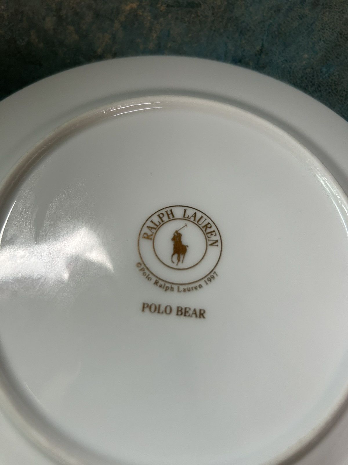 Polo Ralph Lauren 1997 Polo Bear Preppy Bear Porcelain Plate Size ONE SIZE - 10 Thumbnail