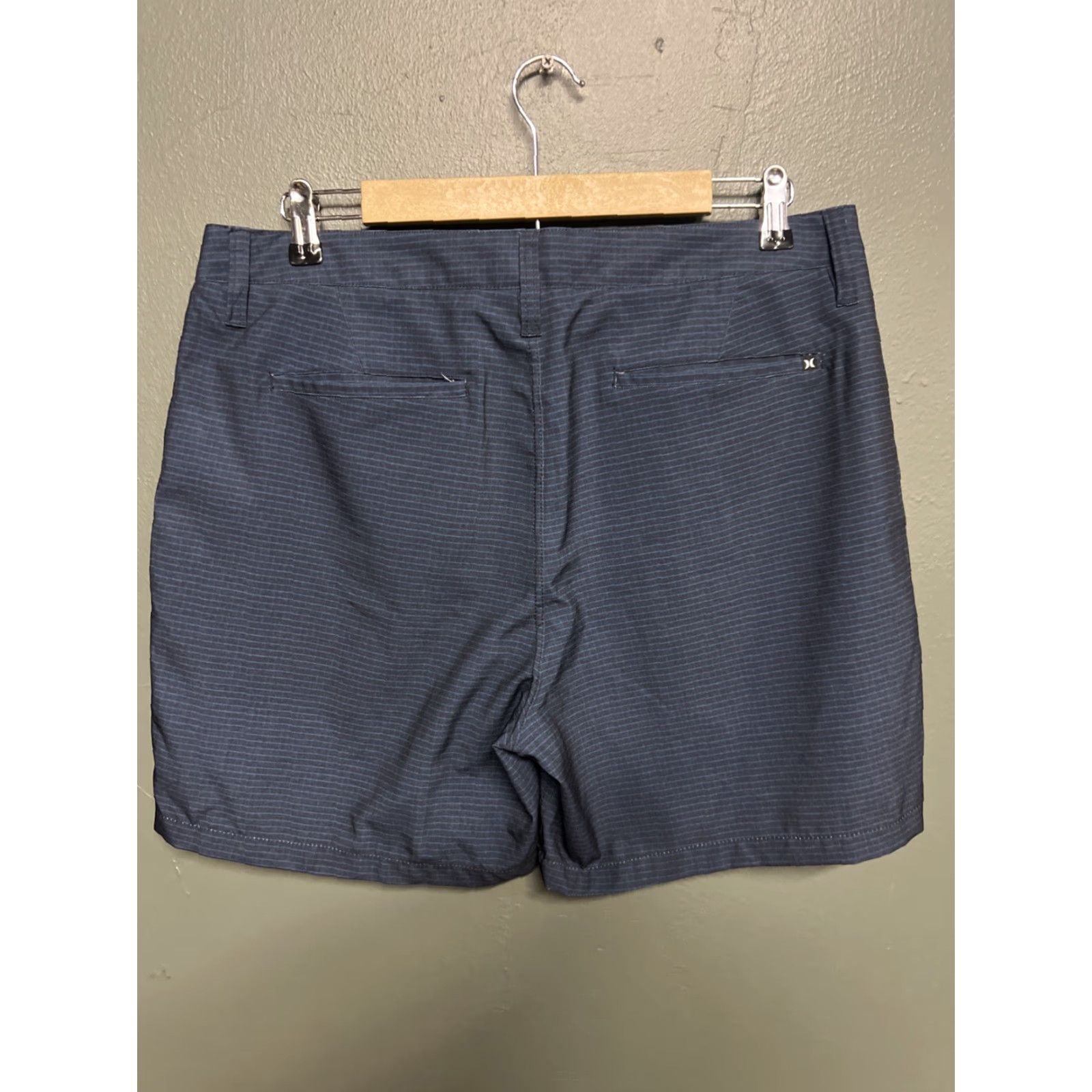 Hurley Hurley Check Walk Shorts Black Blue Performance Chino Shorts - Men 34 Size US 34 / EU 50 - 2 Thumbnail