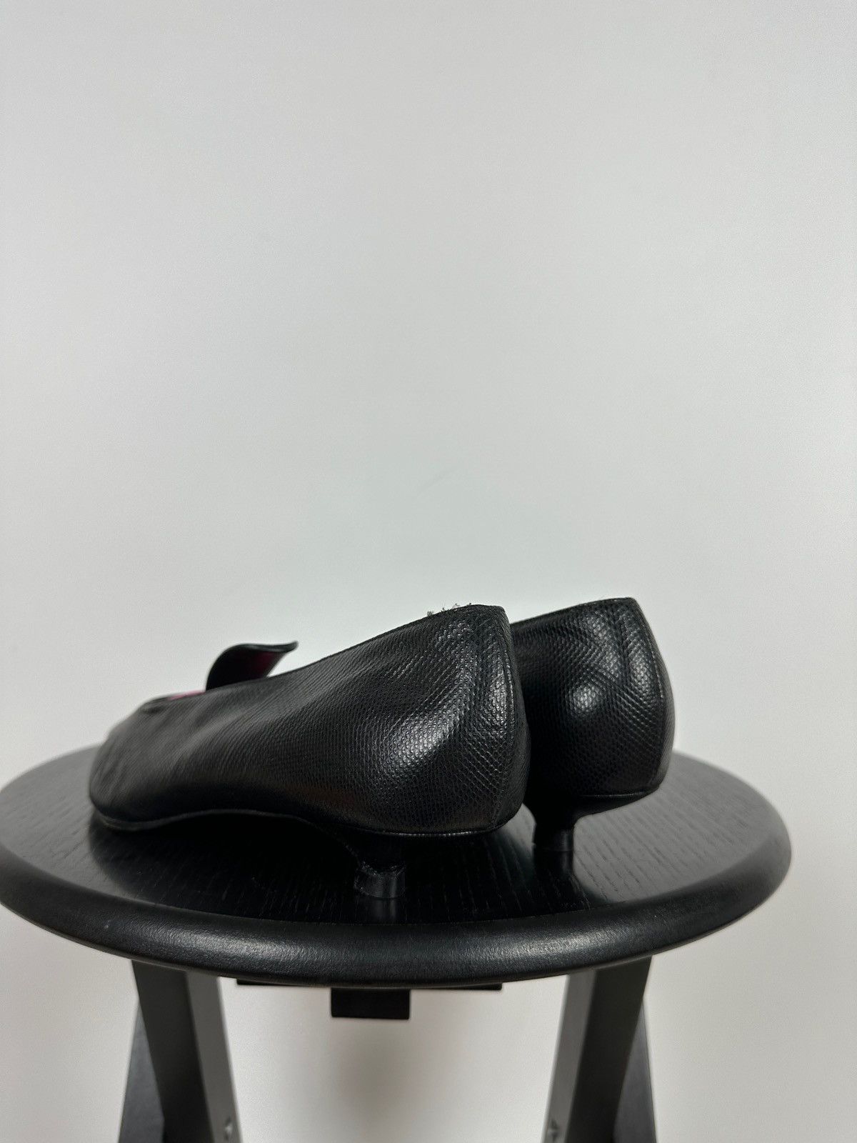Gucci Vintage Gucci Tom Ford Black Leather Heels Size US 7.5 / IT 37.5 - 6 Thumbnail