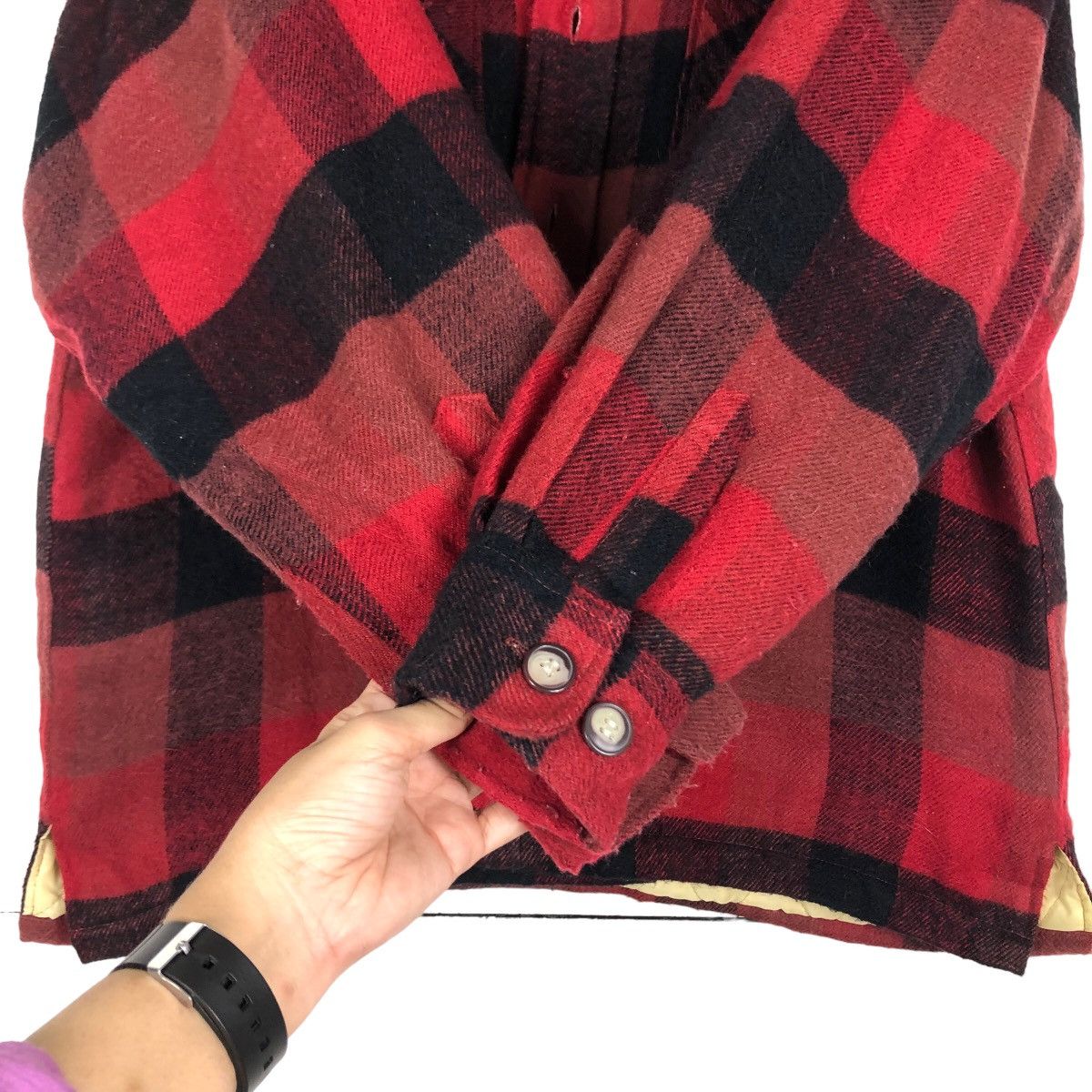 Japanese Brand 🔥Vintage Alaskan Woodman Shirt Jacket Wool Tartan Design Size US M / EU 48-50 / 2 - 14 Thumbnail