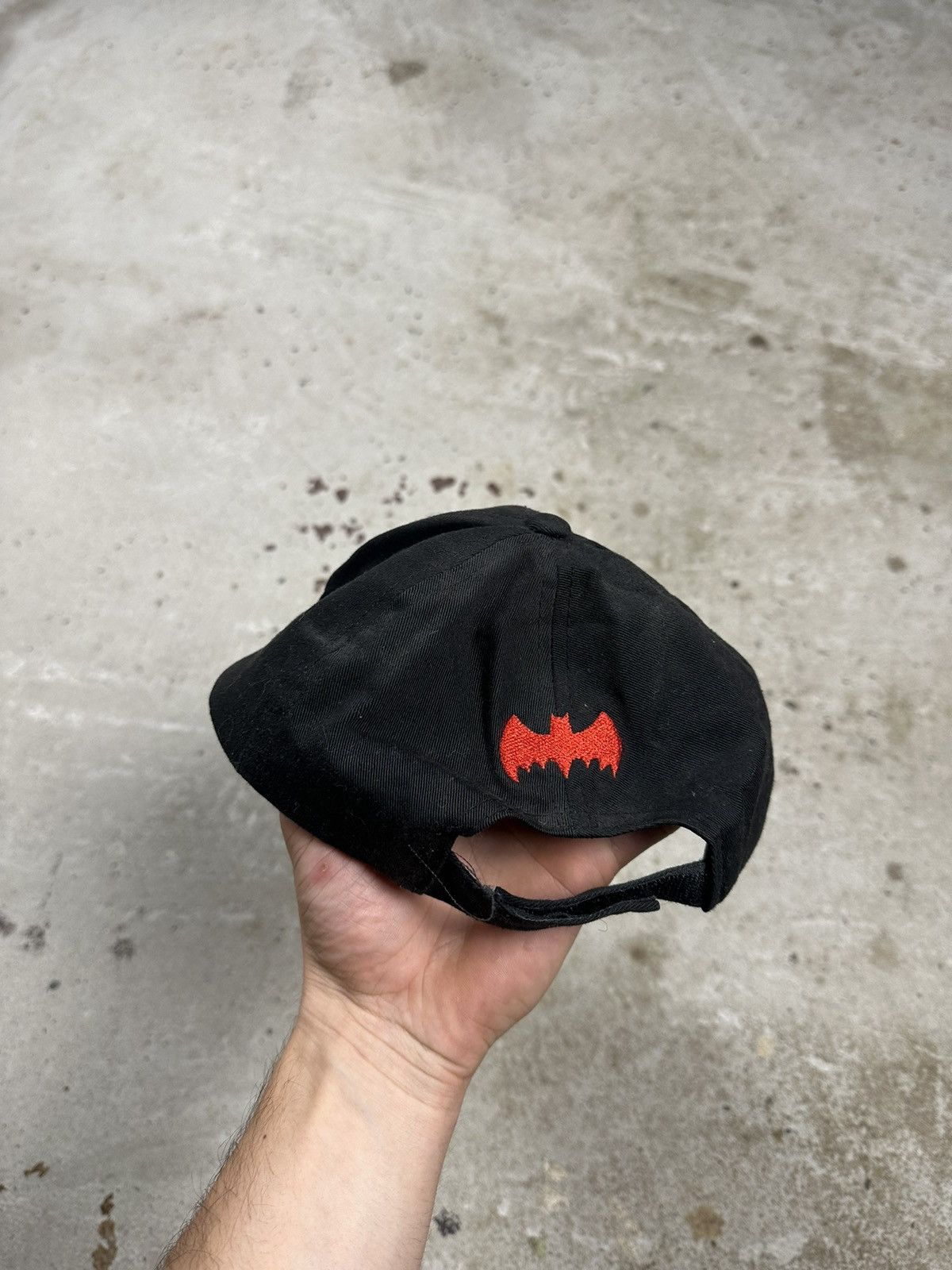 DC Comics × Vintage × Warner Bros Vintage Y2K Batman Dark Knight Black Hat Cap Size ONE SIZE - 3 Thumbnail