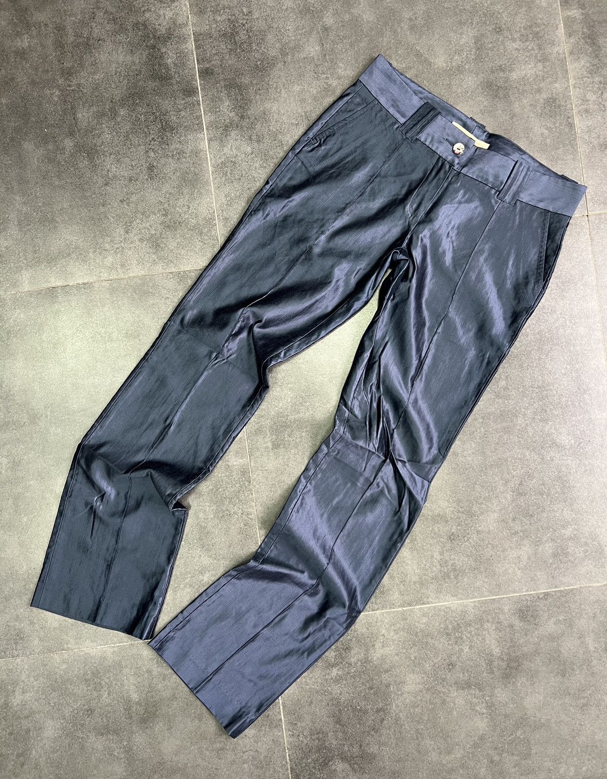 Just Cavalli × Roberto Cavalli × Vintage Roberto Cavalli Class Flared silk Vintage pants Size 30" / US 8 / IT 44 - 1 Thumbnail