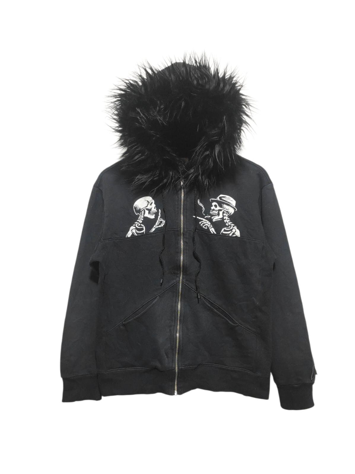 Band Tees Buried Live Skull Zip Fur Hoodie LGB IfSixWasNine style Size US M / EU 48-50 / 2 - 2 Thumbnail