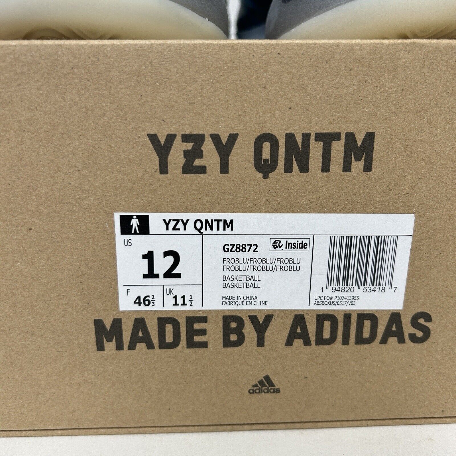 Adidas adidas Yeezy QNTM “Frozen Blue” 2024 Size US 12 / EU 45 - 5 Thumbnail