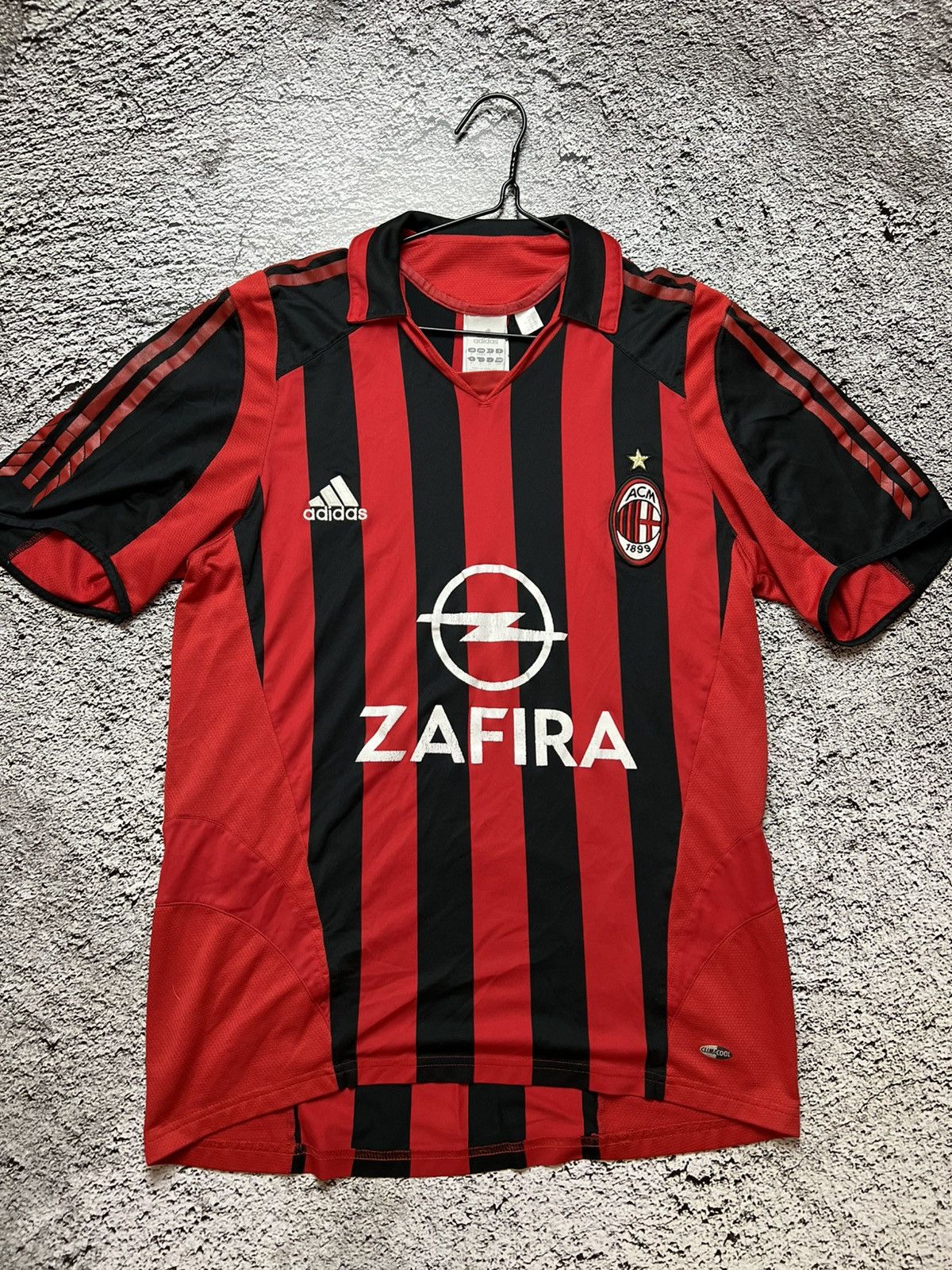 Adidas 2005-2006 ACM Milan adidas vintage zafira opel jersey Size US S / EU 44-46 / 1 - 1 Thumbnail
