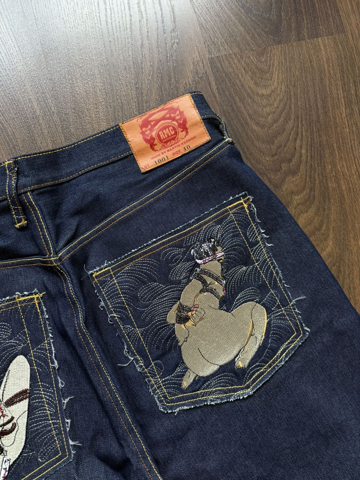 Japanese Brand × Vintage Vintage Denim RMC Jeans Baggy Rap 40 Size US 40 / EU 56 - 4 Thumbnail