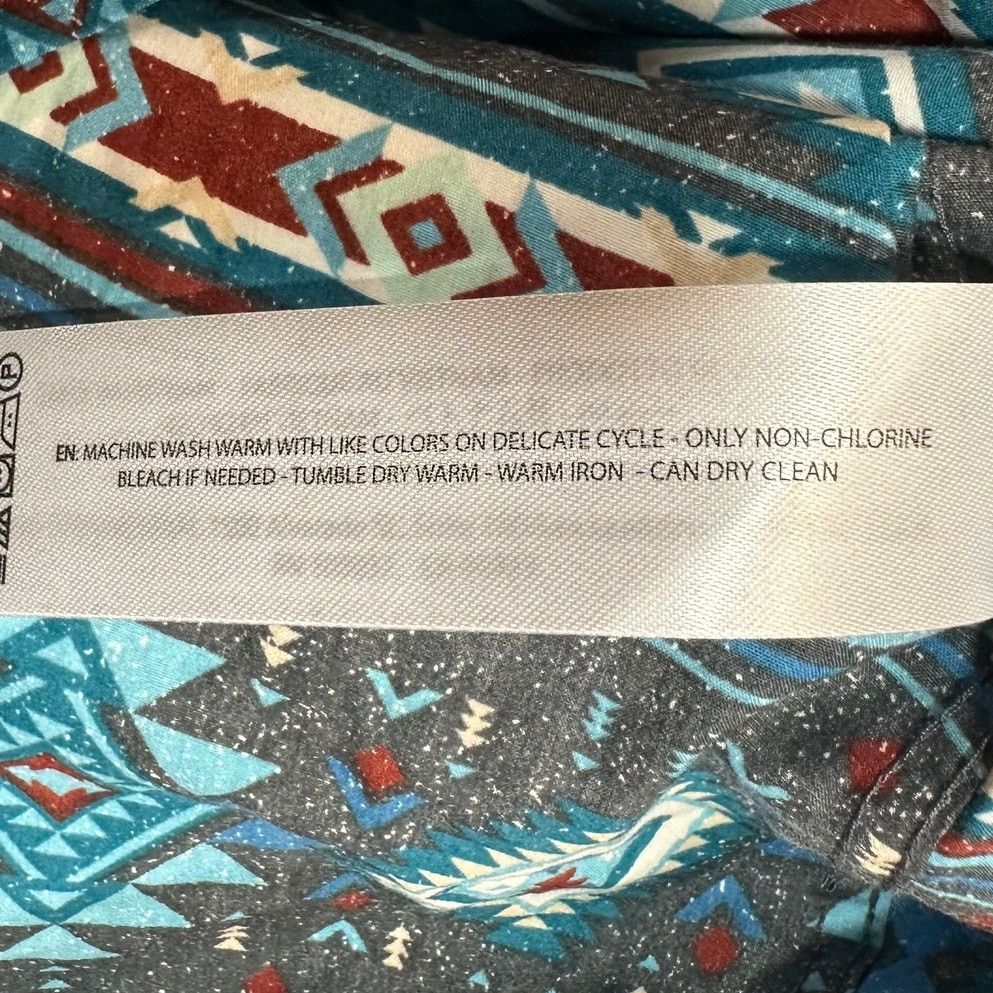 Ariat NWT ARIAT Medium Teal Prescott Classic Shirt Serape Aztec Size US M / EU 48-50 / 2 - 14 Thumbnail