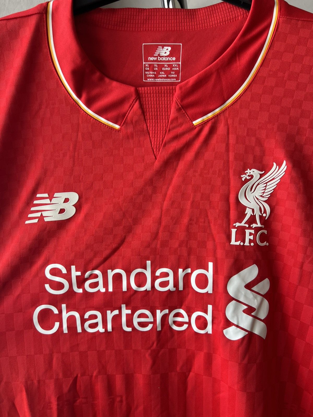 New Balance NWT LIVERPOOL FC HOME SOCCER JERSEY FOOTBALL SHIRT XL Size US XL / EU 56 / 4 - 3 Thumbnail