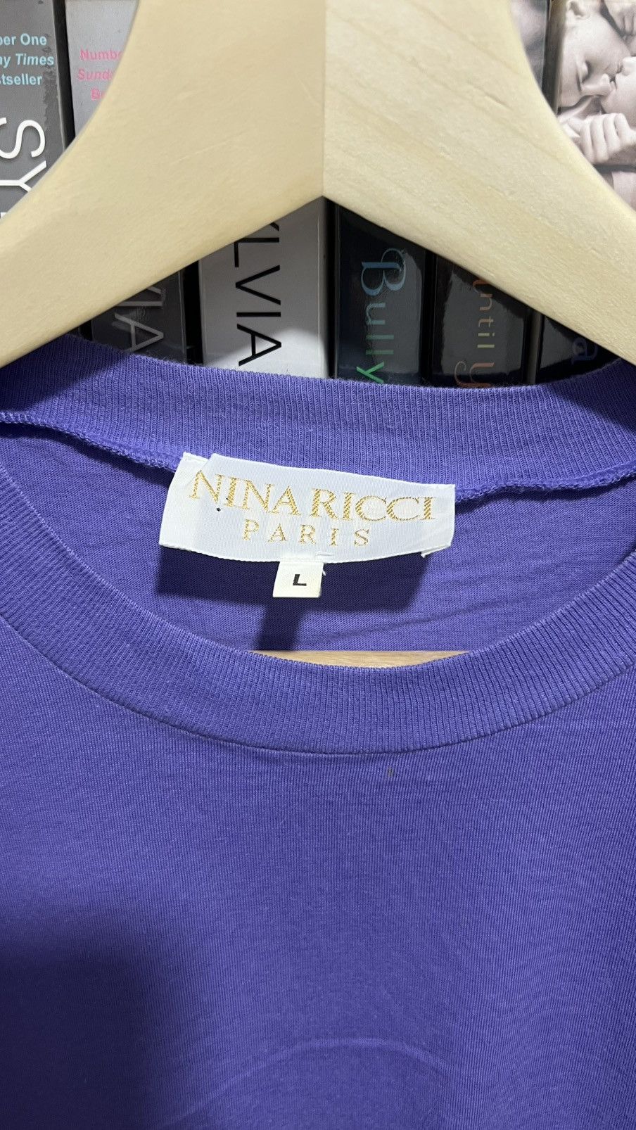 Nina Ricci NINA RICCI Vintage Tee Size L / US 10 / IT 46 - 6 Thumbnail
