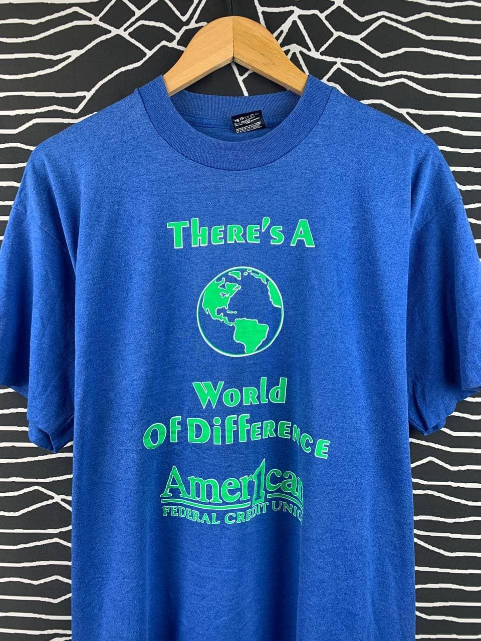 Vintage Vtg 90s America Federal Credit Union Promo Single Stitch Tee Size US XL / EU 56 / 4 - 2 Thumbnail