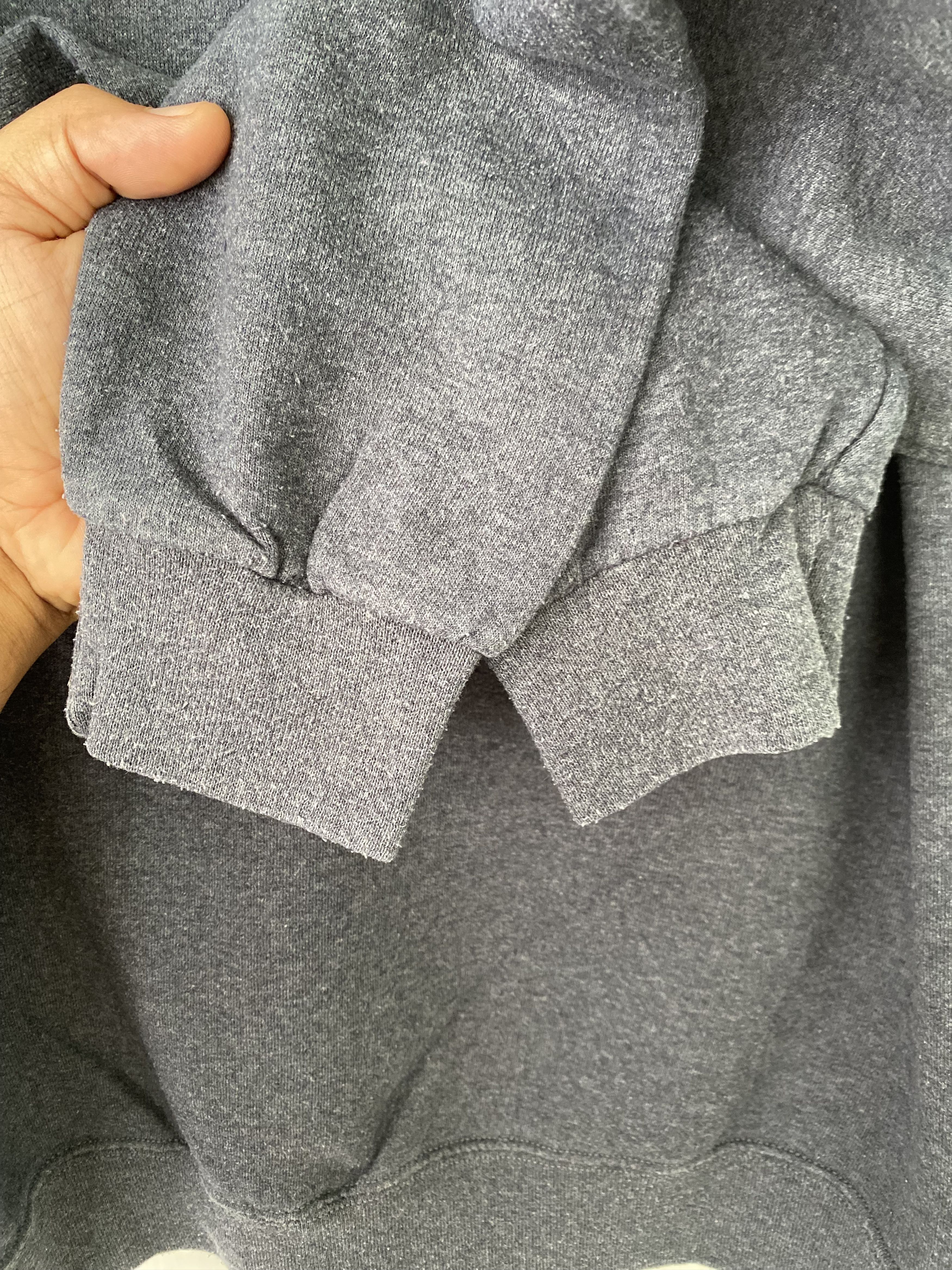 Jerzees Vintage Western Half Zipper Black Grey Sweatshirt Small Size Size US S / EU 44-46 / 1 - 6 Thumbnail