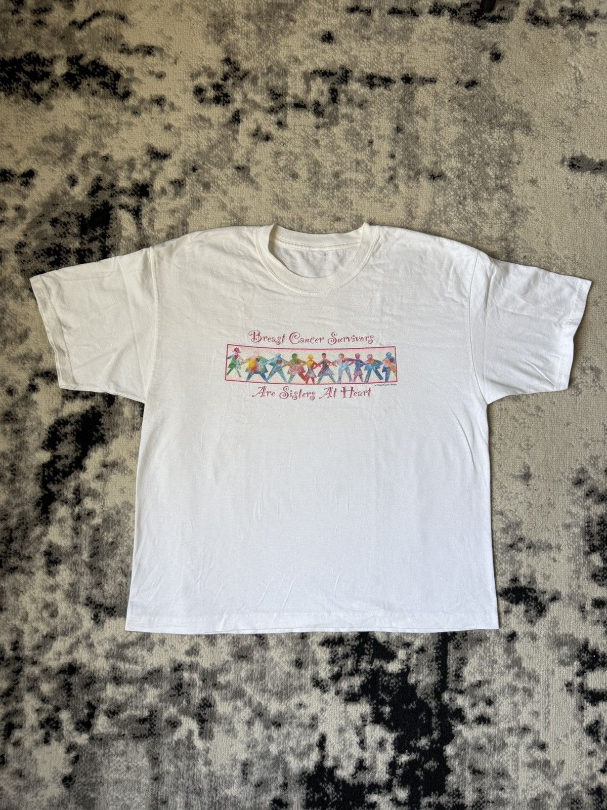 Vintage Vintage Breast Cancer T-Shirt Size M / US 6-8 / IT 42-44 - 3 Thumbnail