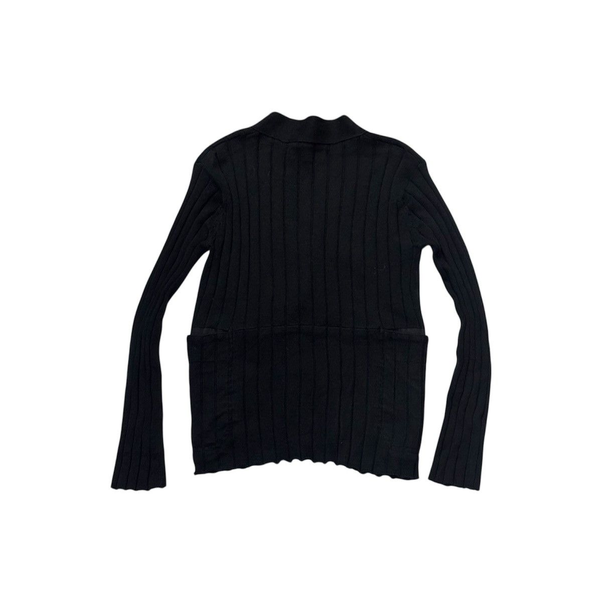 Tricot Comme des Garcons Vintage 1994 Comme des Garcons Tricot Black Cardigan Size S / US 4 / IT 40 - 2 Thumbnail