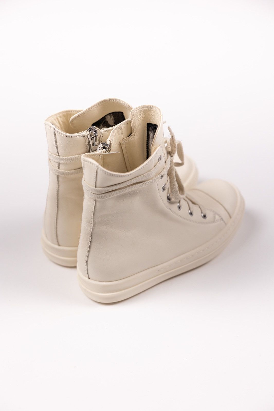 Rick Owens × Rick Owens Drkshdw Rick Owens DRKSHDW Leather High Top Sneakers Size US 5 / IT 35 - 5 Thumbnail
