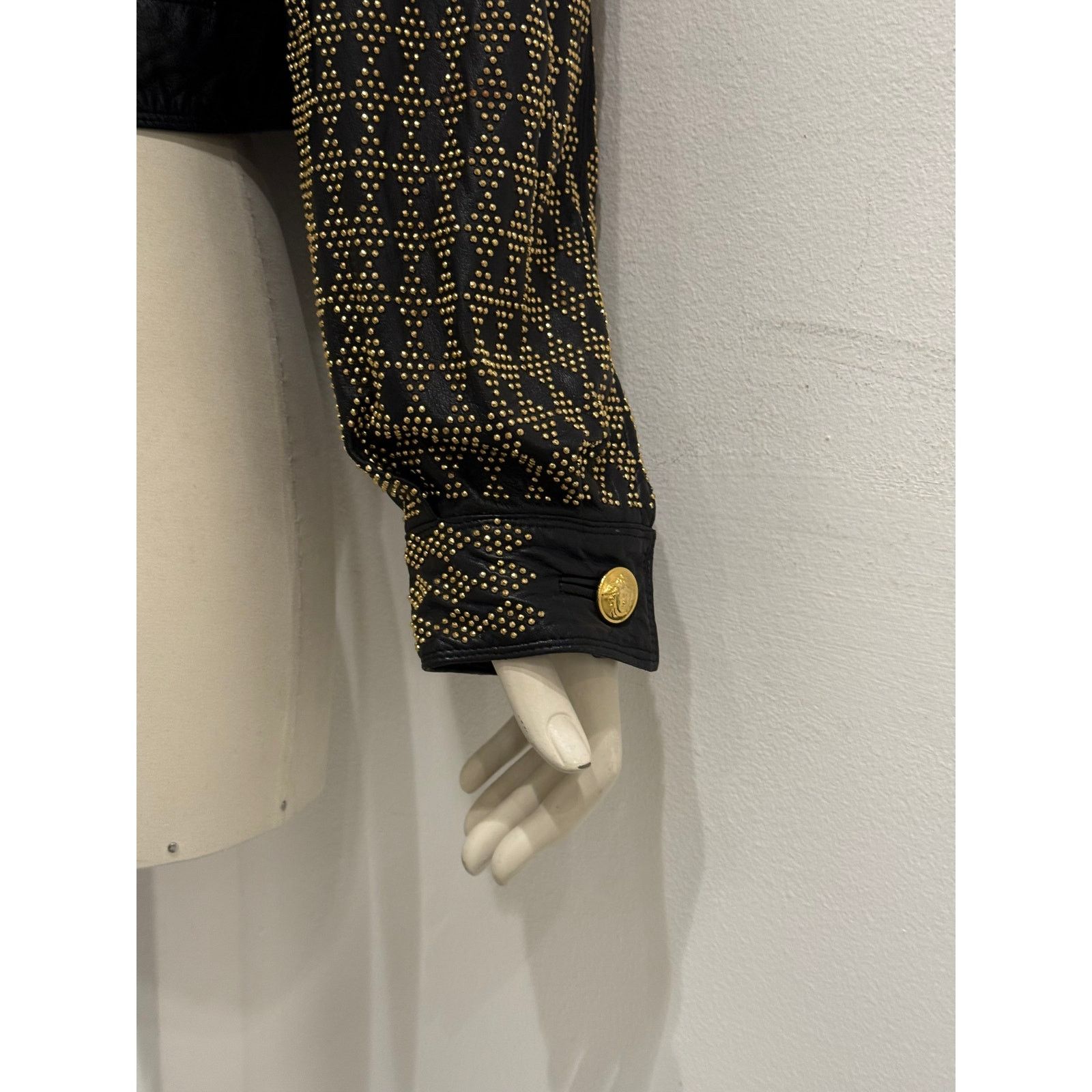 Versace S/S1992 Gianni Versace studded leather jacket Size M / US 6-8 / IT 42-44 - 11 Thumbnail