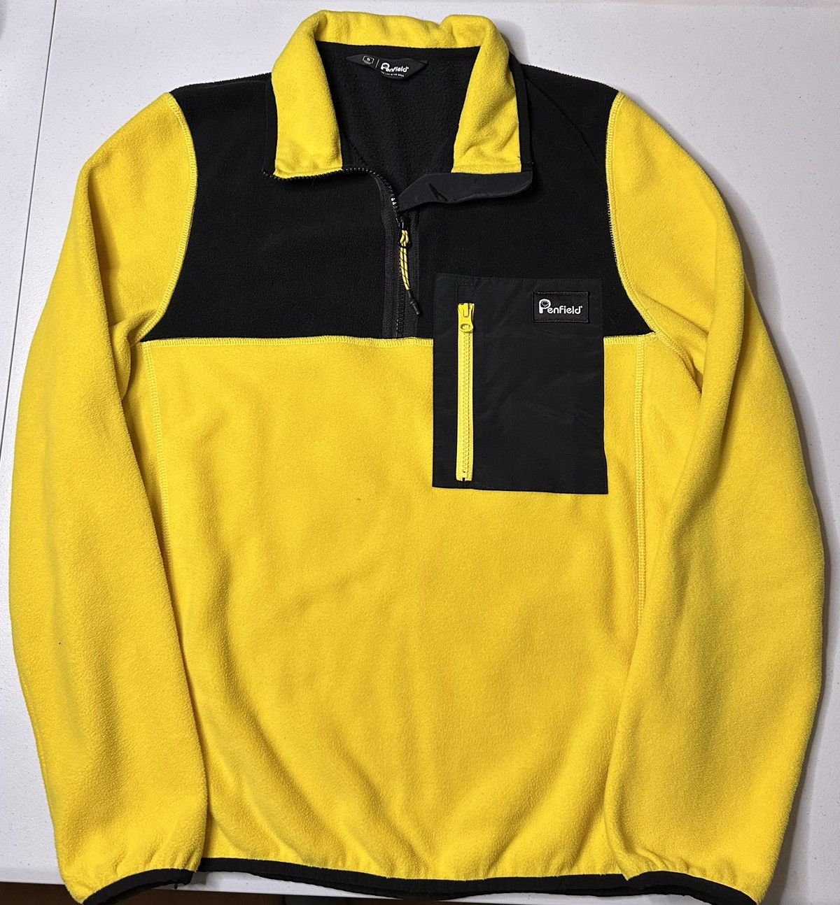 Penfield Vintage Y2K Penfield Hynes Half-Zip black & yellow Fleece Size US S / EU 44-46 / 1 - 1 Thumbnail