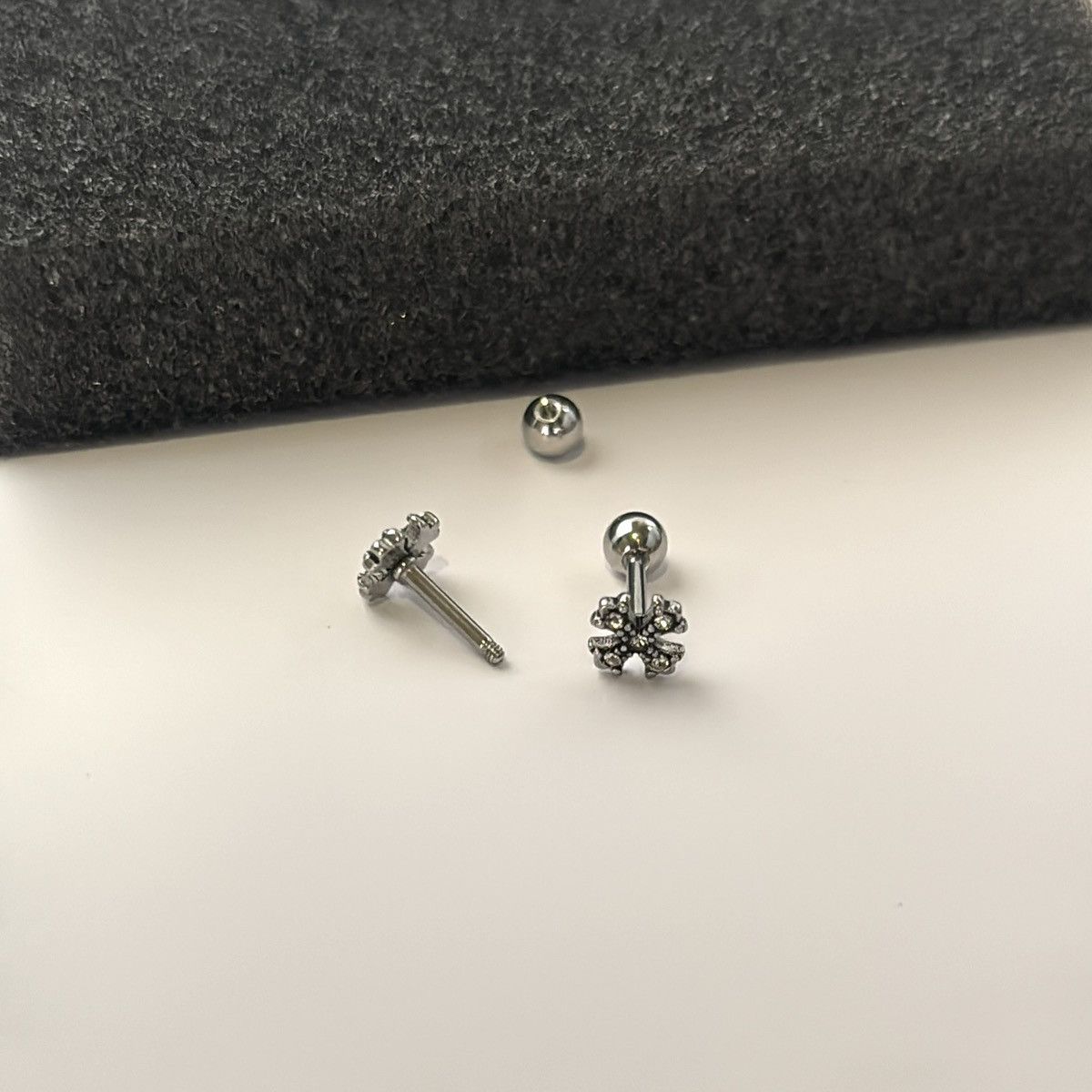 Other Screw Back 5mm Small Cross Stud Earrings for Men Women Size ONE SIZE - 5 Thumbnail