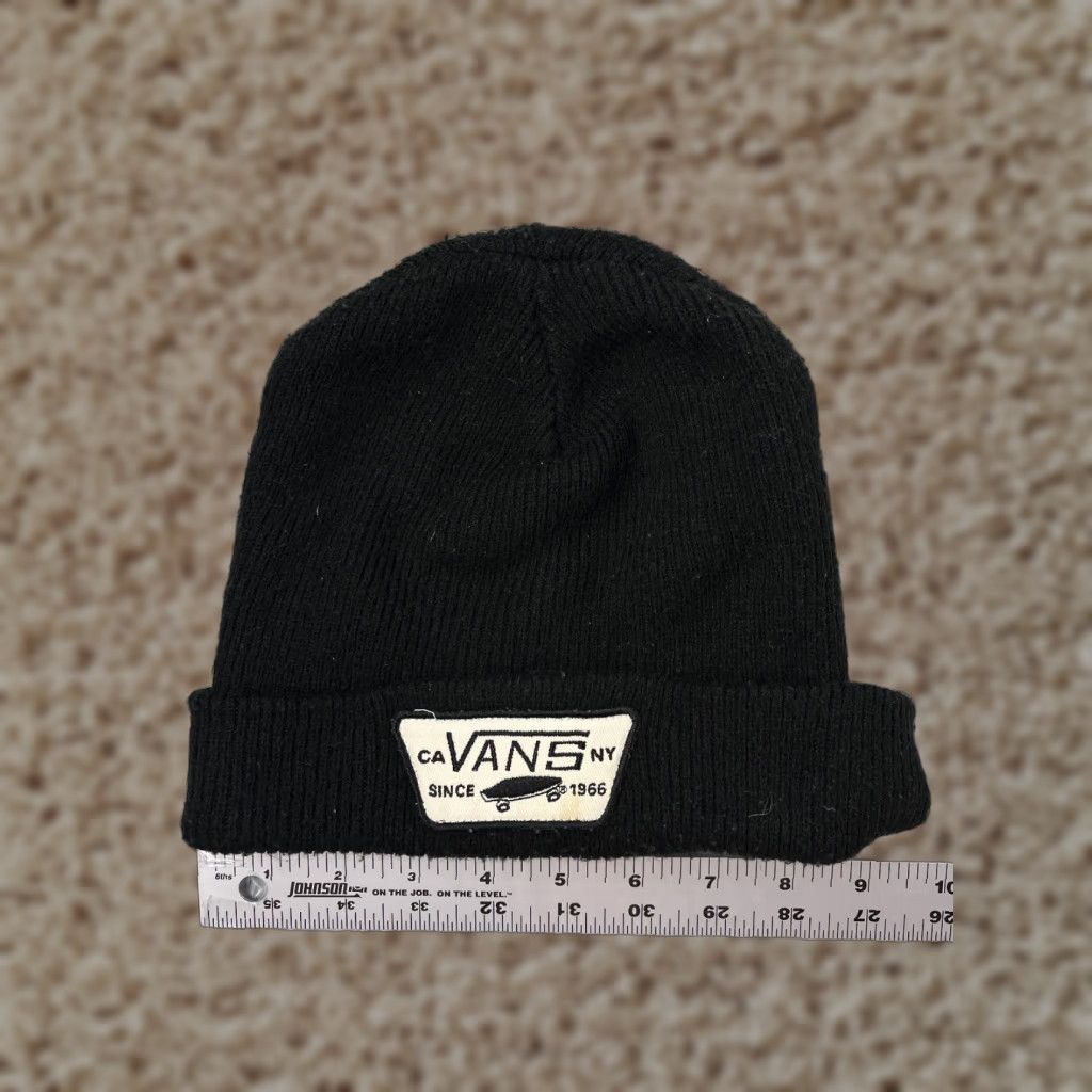 Vans VANS Beanie Adult One Size Black Knit Acrylic 90s Skate Outdoors Boys Mens - Beanie Hat Size ONE SIZE - 1 Thumbnail