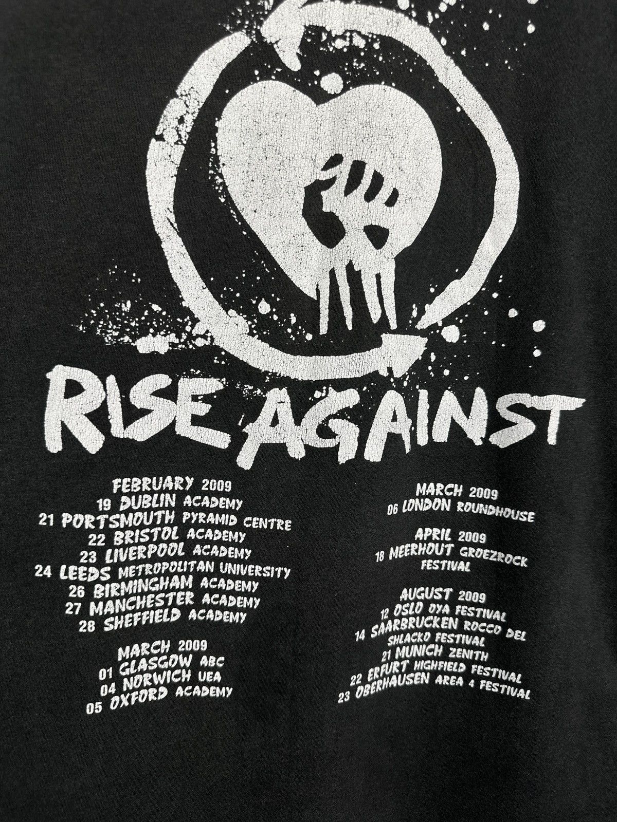 Band Tees Vintage Rise Against Punk Rock Band Graphic T Shirt Tee Size US M / EU 48-50 / 2 - 6 Thumbnail
