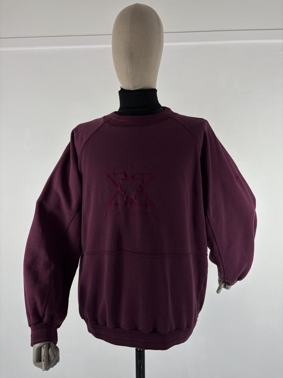 Nike Rare 80’s Cross Training Swoosh Embroidered Logo Crew Neck Jumper Pullover Sweatshirt Size US L / EU 52-54 / 3 - 8 Thumbnail