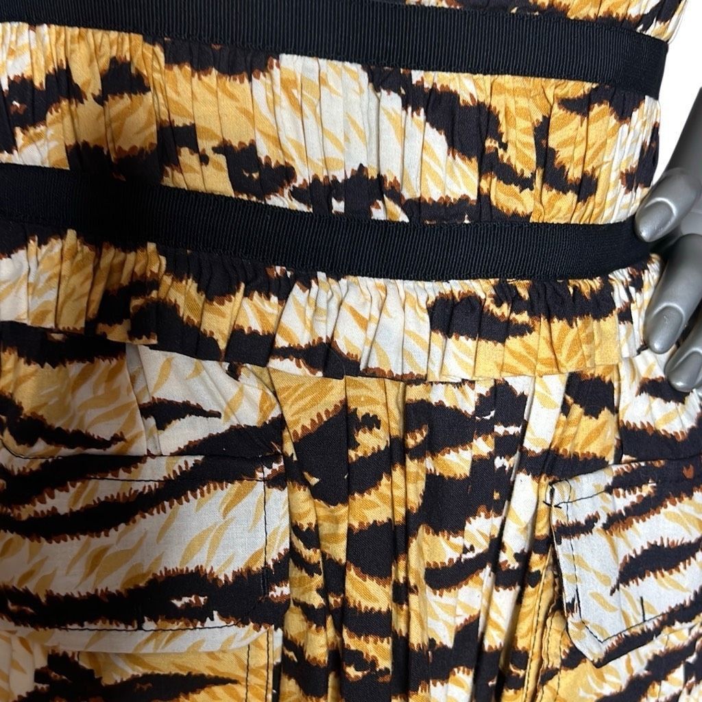 Dolce & Gabbana D&G by Dolce & Gabbana Sleeves Midi Dress Tiger Print (015) Size S / US 4 / IT 40 - 3 Thumbnail