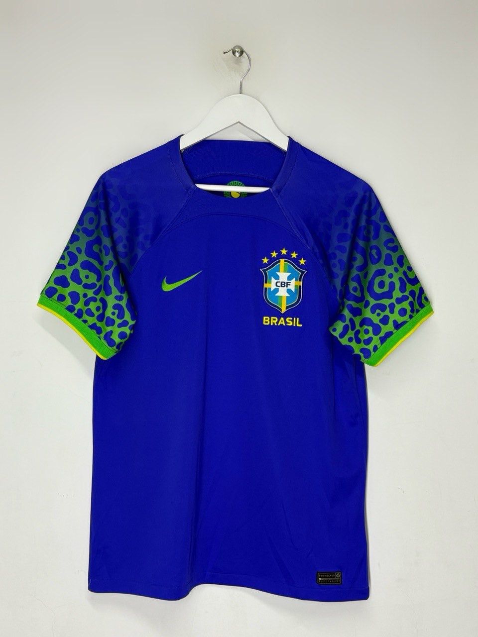 Nike Nike Brazil 2022 Away Soccer Jersey Size US M / EU 48-50 / 2 - 1 Thumbnail